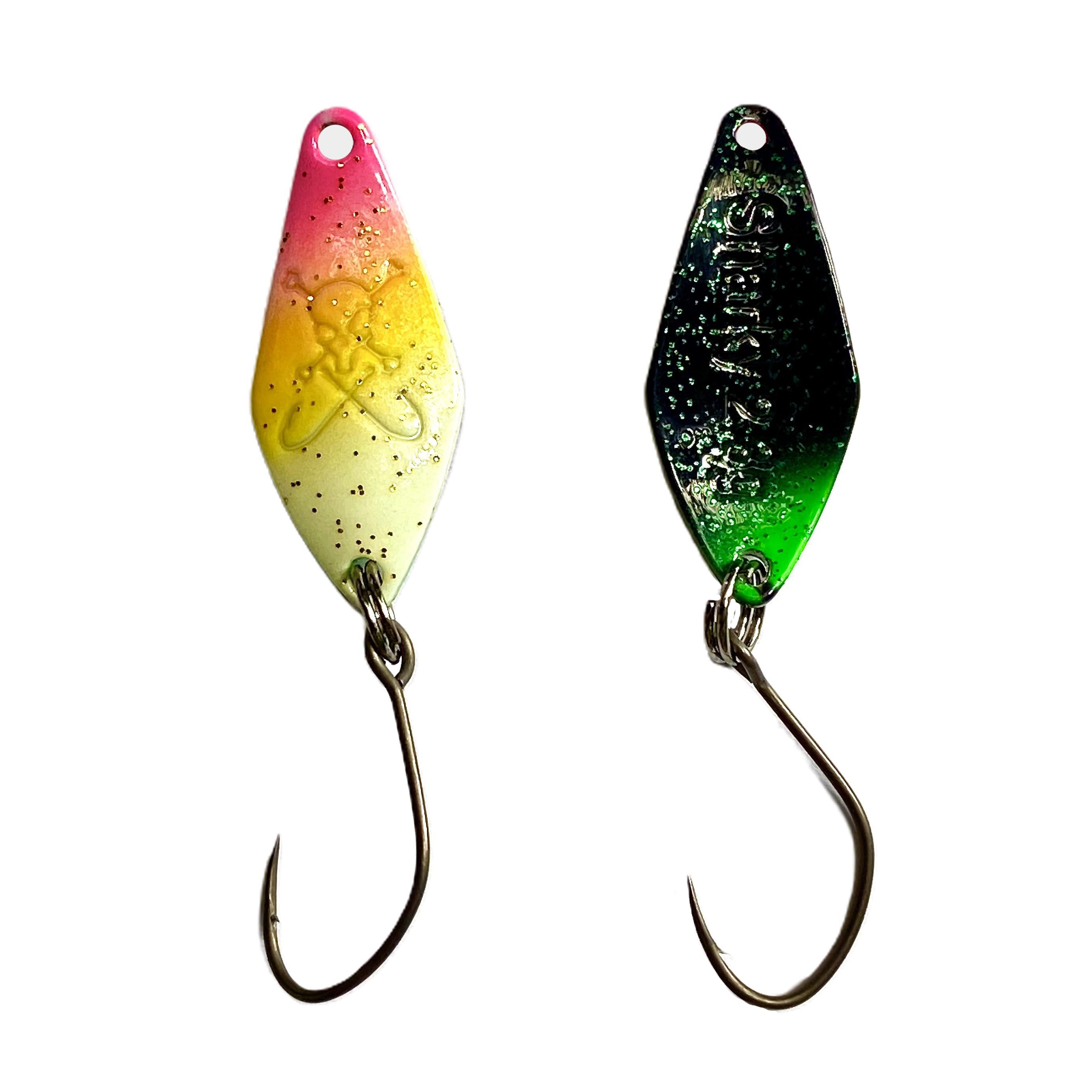 Forellenspoon Sharky mit 2,3 Gramm, Farbe 1 (Glow in the dark)