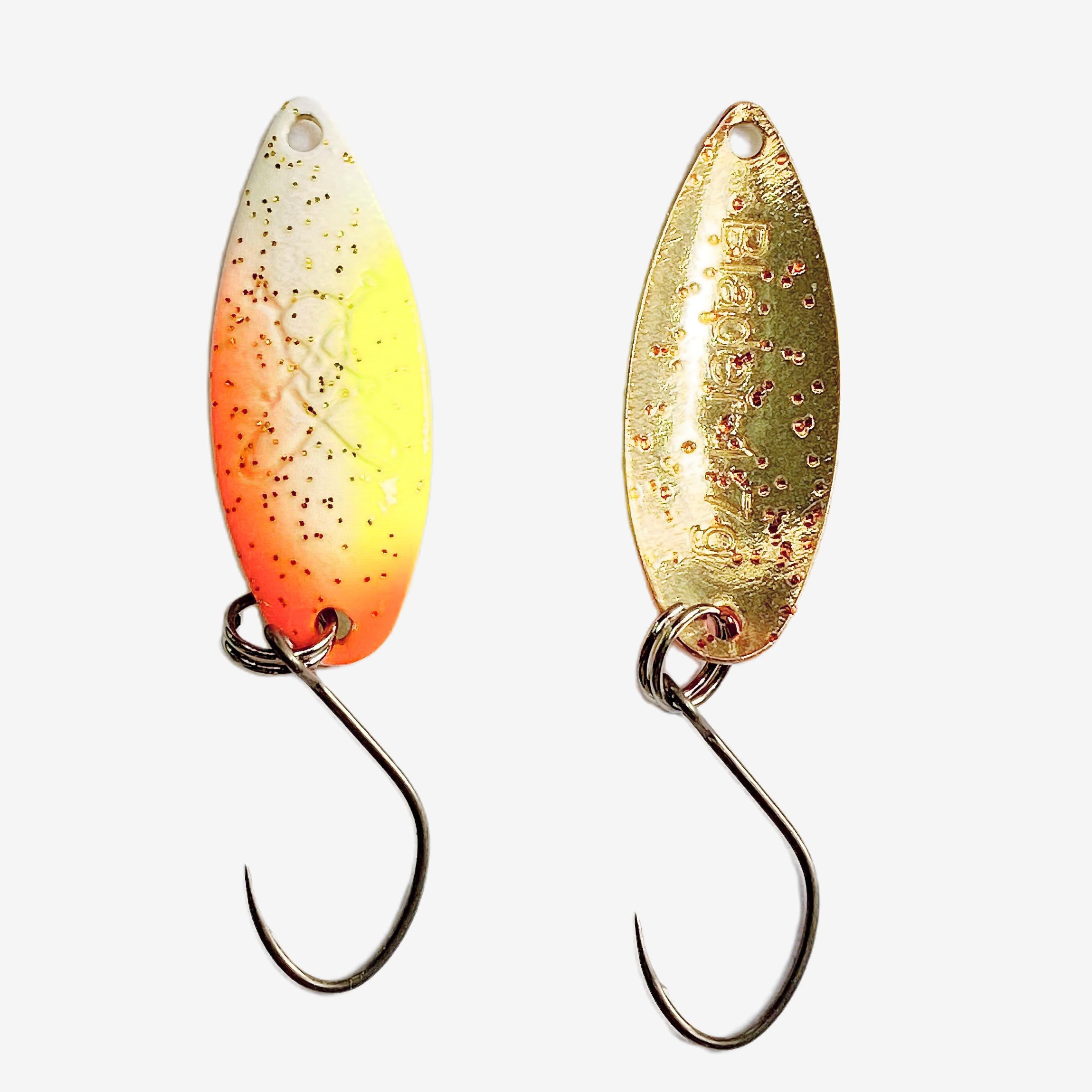 Forellenspoon Blader mit 1,7 Gramm, Farbe 2 (Glow in the dark)