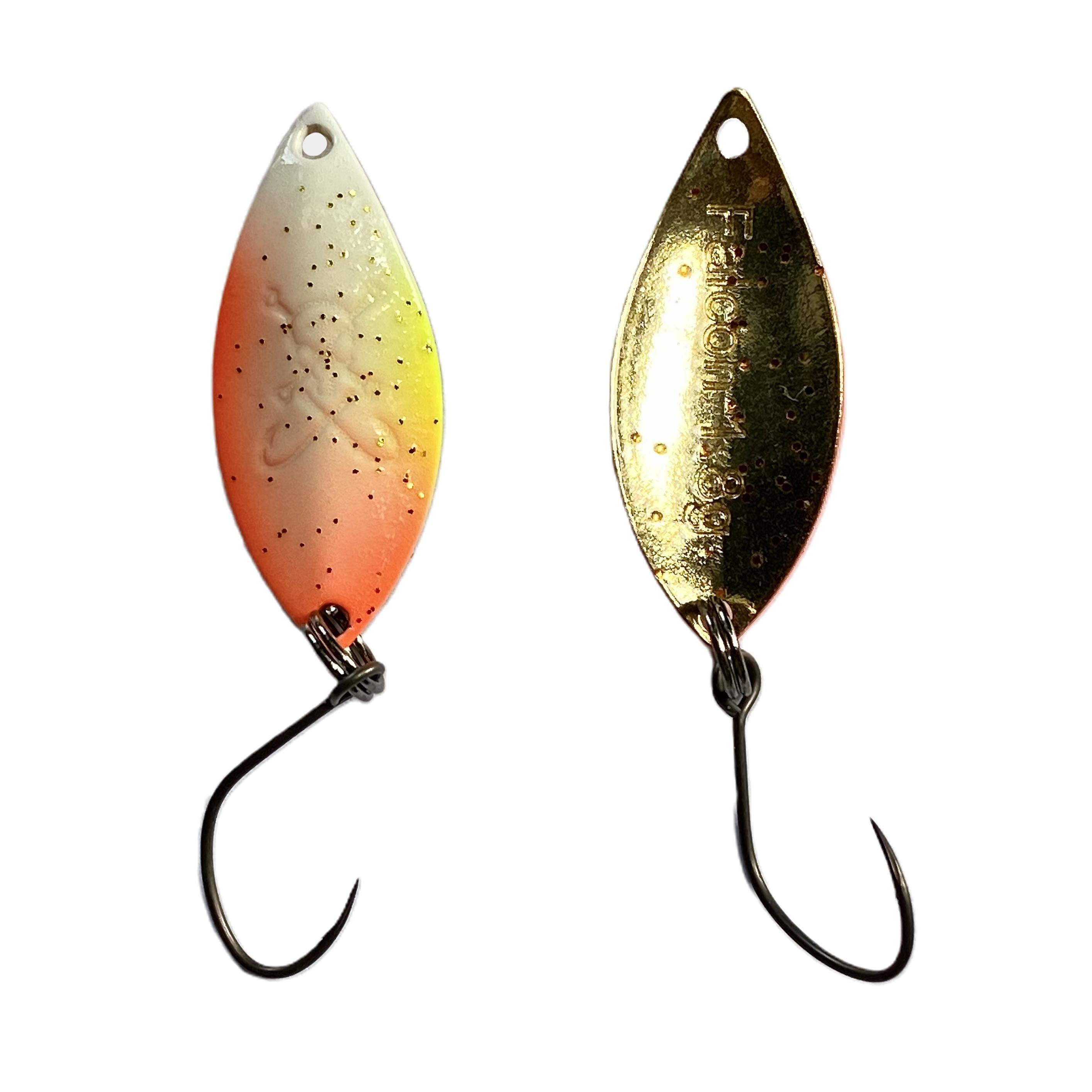 Forellenspoon Falcon mit 1,8 Gramm, Farbe 2 (Glow in the dark)