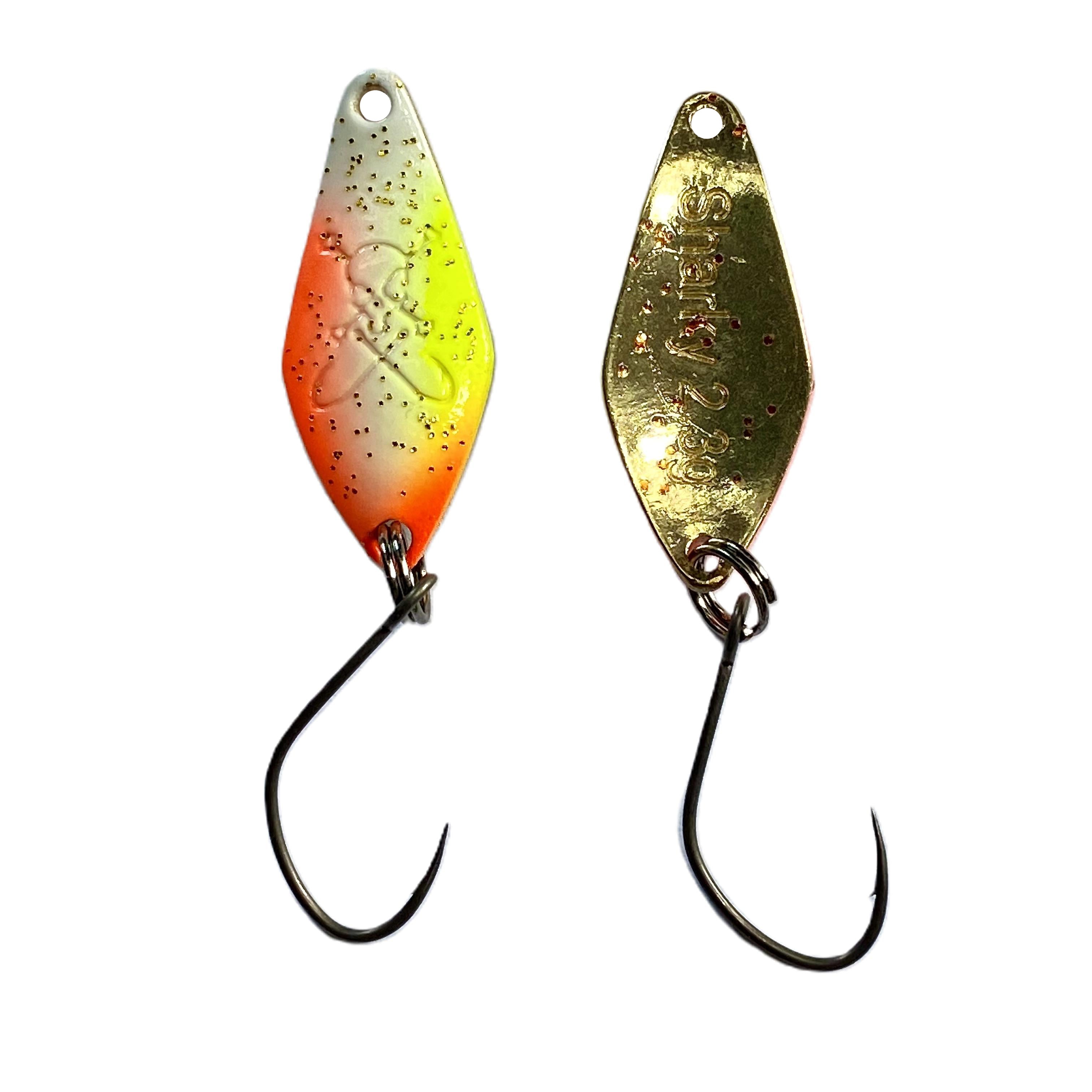 Forellenspoon Sharky mit 2,3 Gramm, Farbe 2 (Glow in the dark)