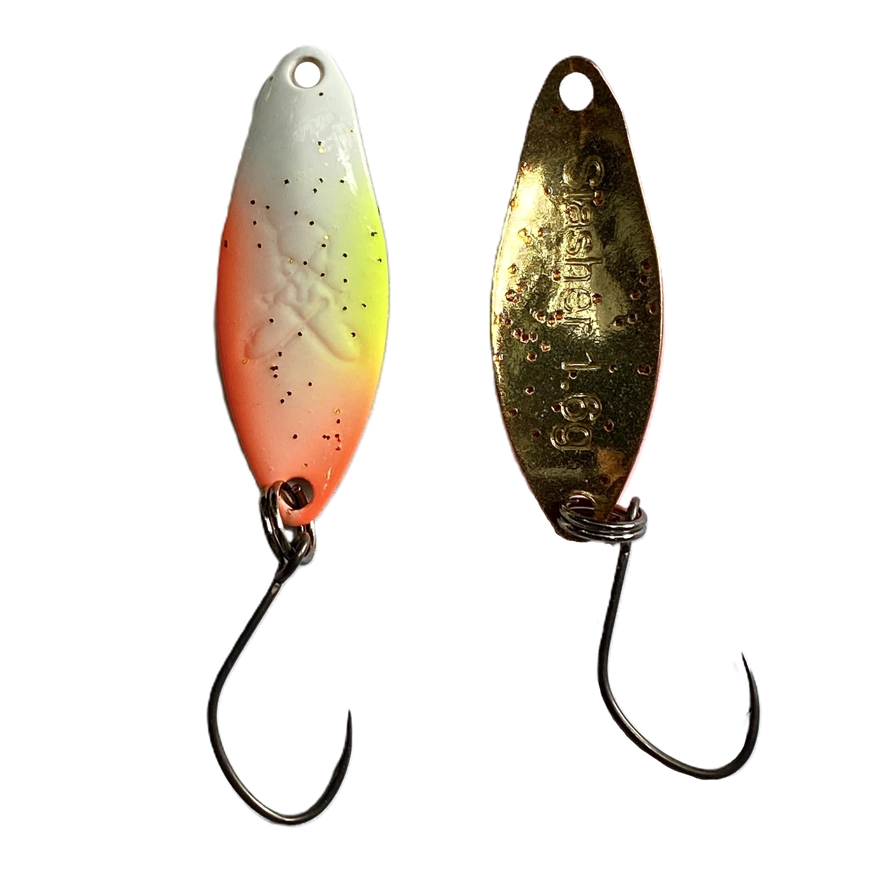 Forellenspoon Slasher mit 1,6 Gramm, Farbe 2 (Glow in the dark)