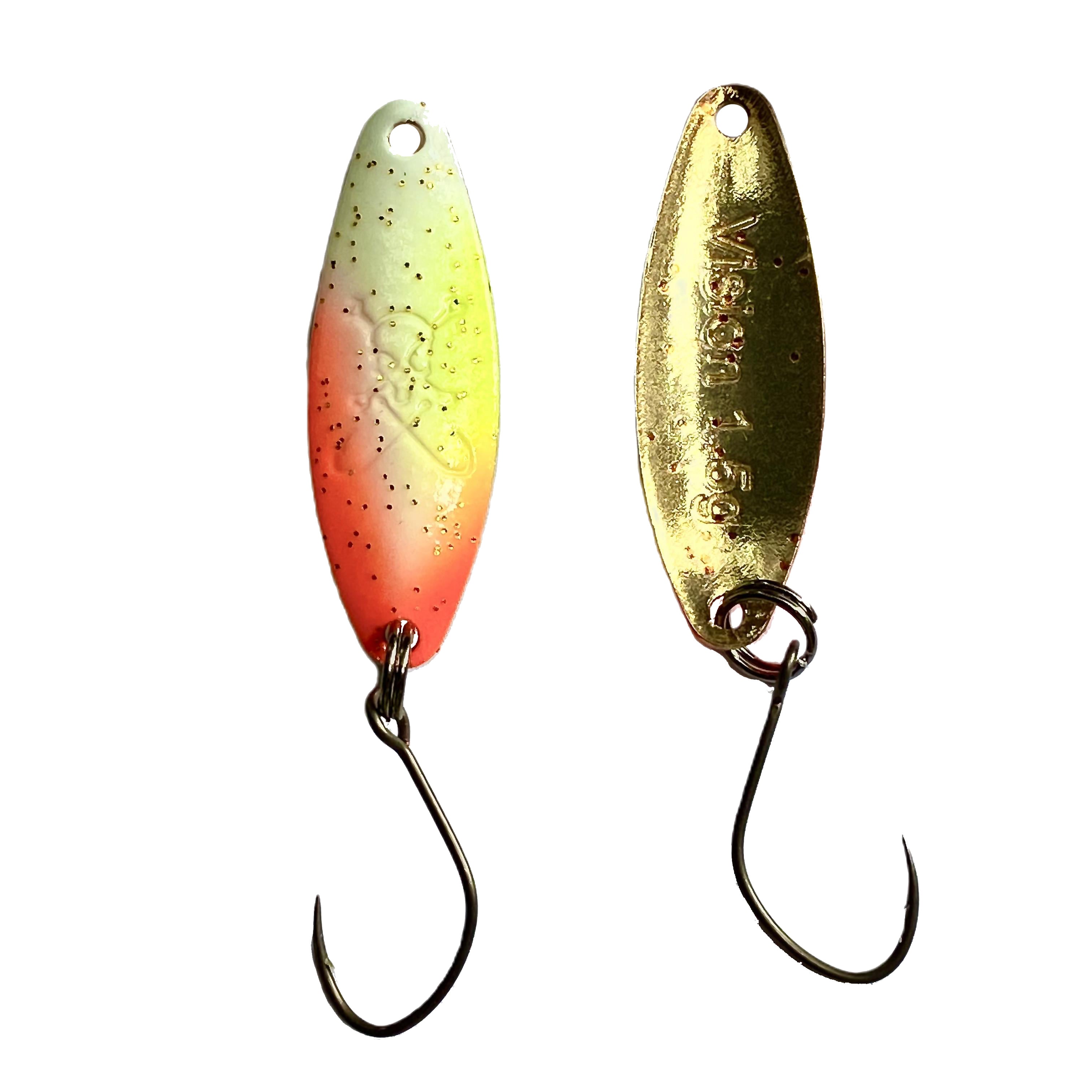 Forellenspoon Vision mit 1,5 Gramm, Farbe 2 (Glow in the dark)