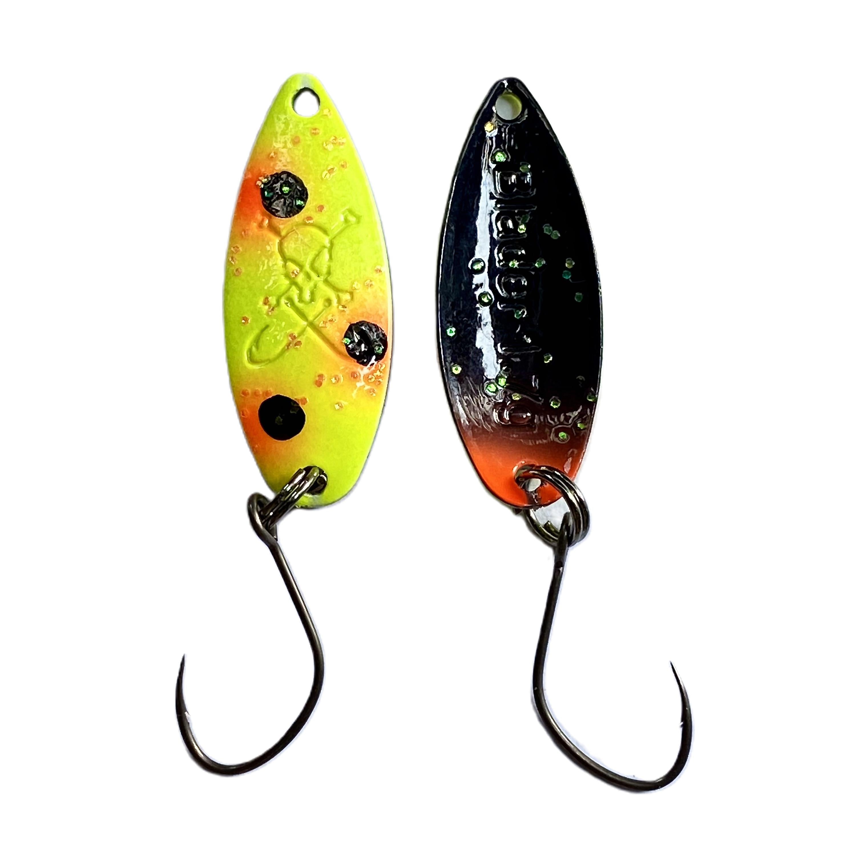 Forellenspoon Blader mit 1,7 Gramm, Farbe 4 (Glow in the dark)