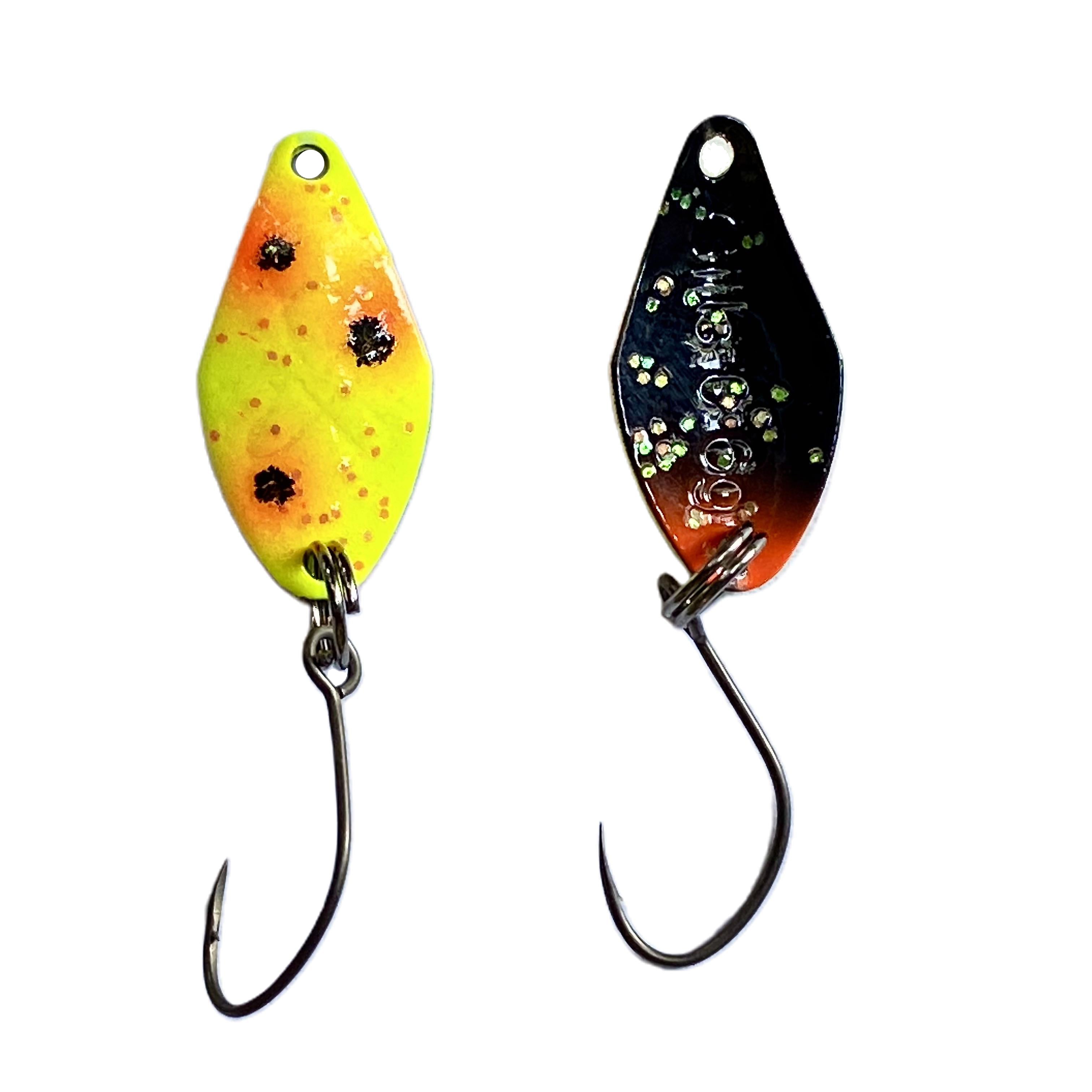 Forellenspoon Gills mit 0,6 Gramm, Farbe 4 (Glow in the dark)