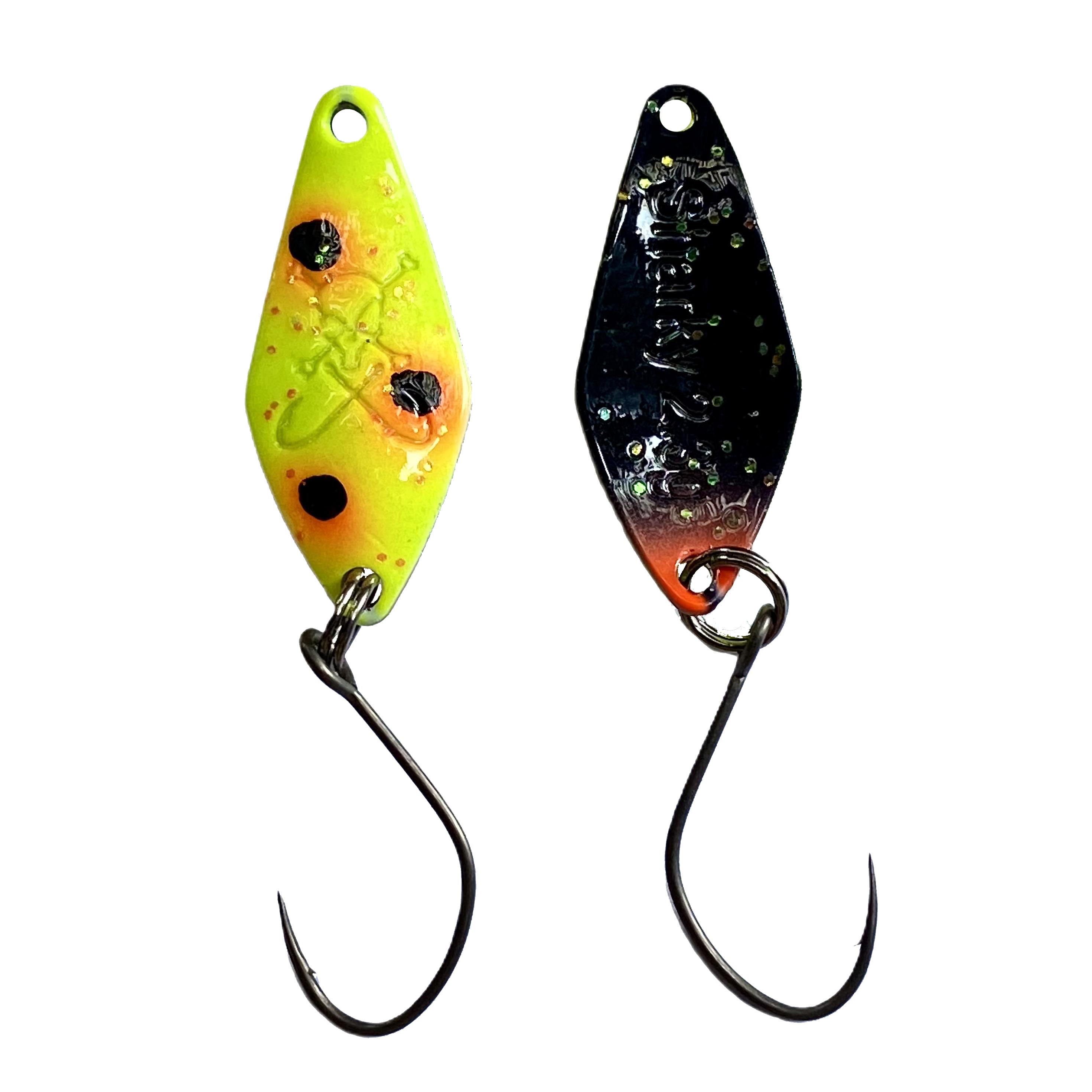 Forellenspoon Sharky mit 2,3 Gramm, Farbe 4 (Glow in the dark)