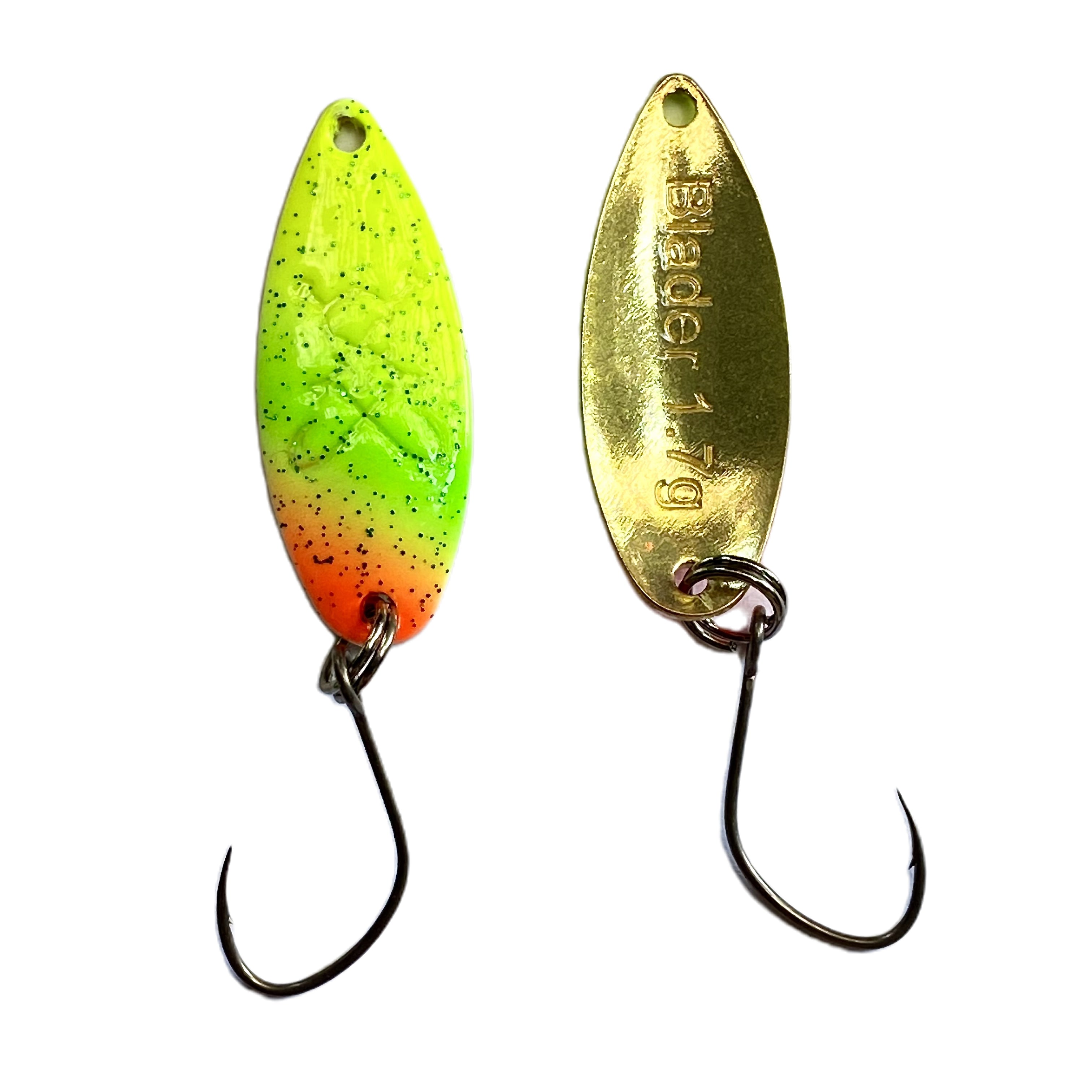 Forellenspoon Blader mit 1,7 Gramm, Farbe 6 (Glow in the dark)