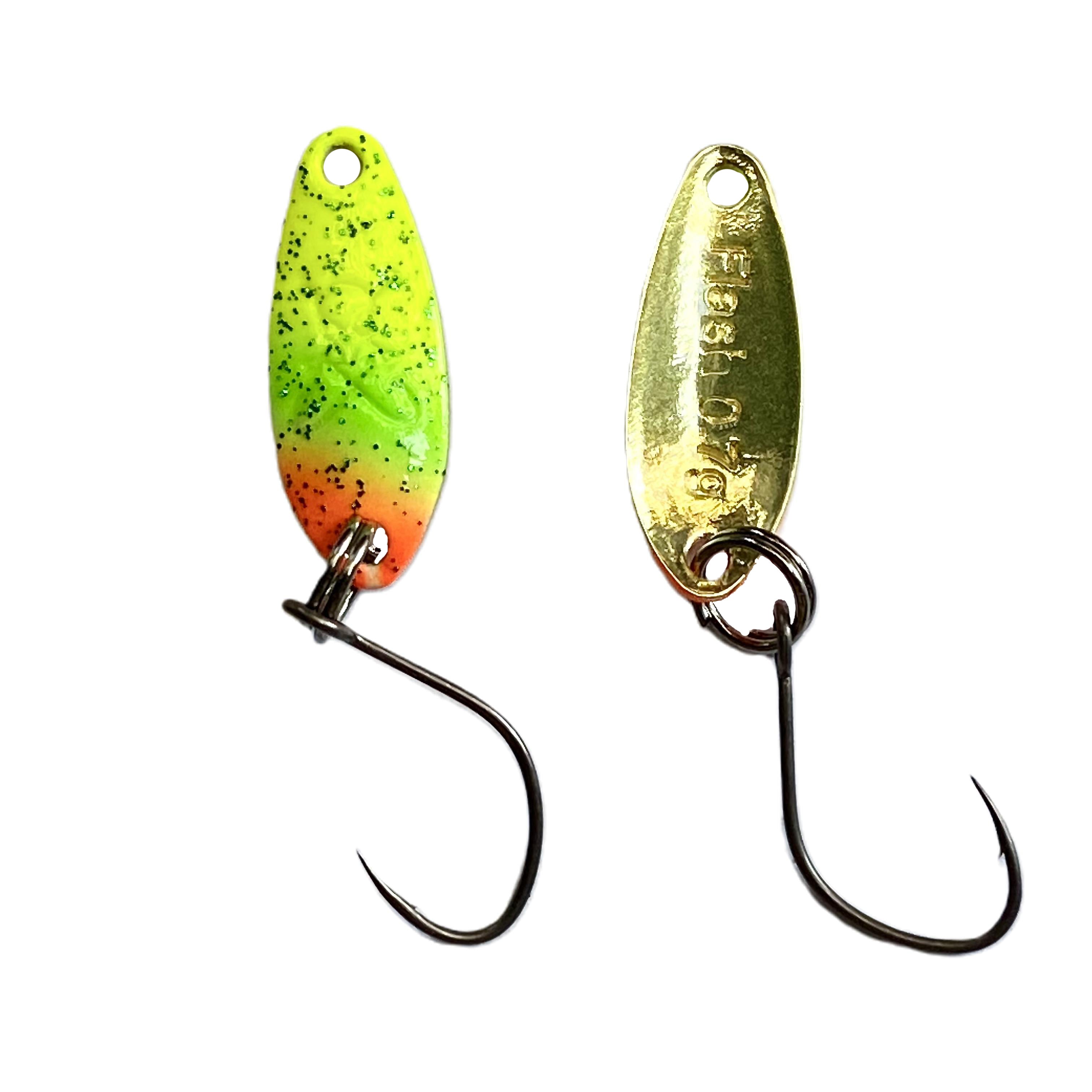 Forellenspoon Flash mit 0,7 Gramm, Farbe 6 (Glow in the dark)