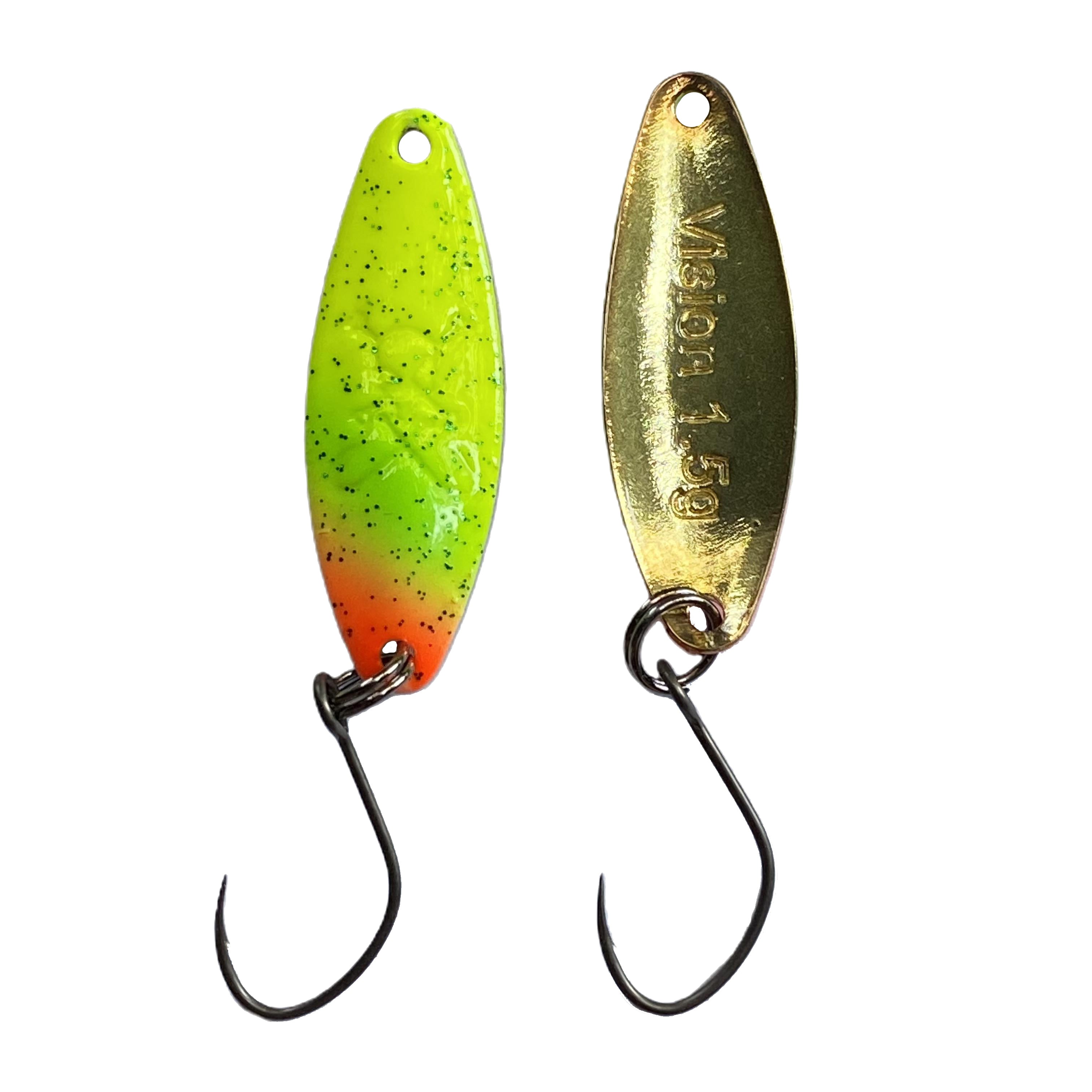 Forellenspoon Slasher mit 1,6 Gramm, Farbe 6 (Glow in the dark)