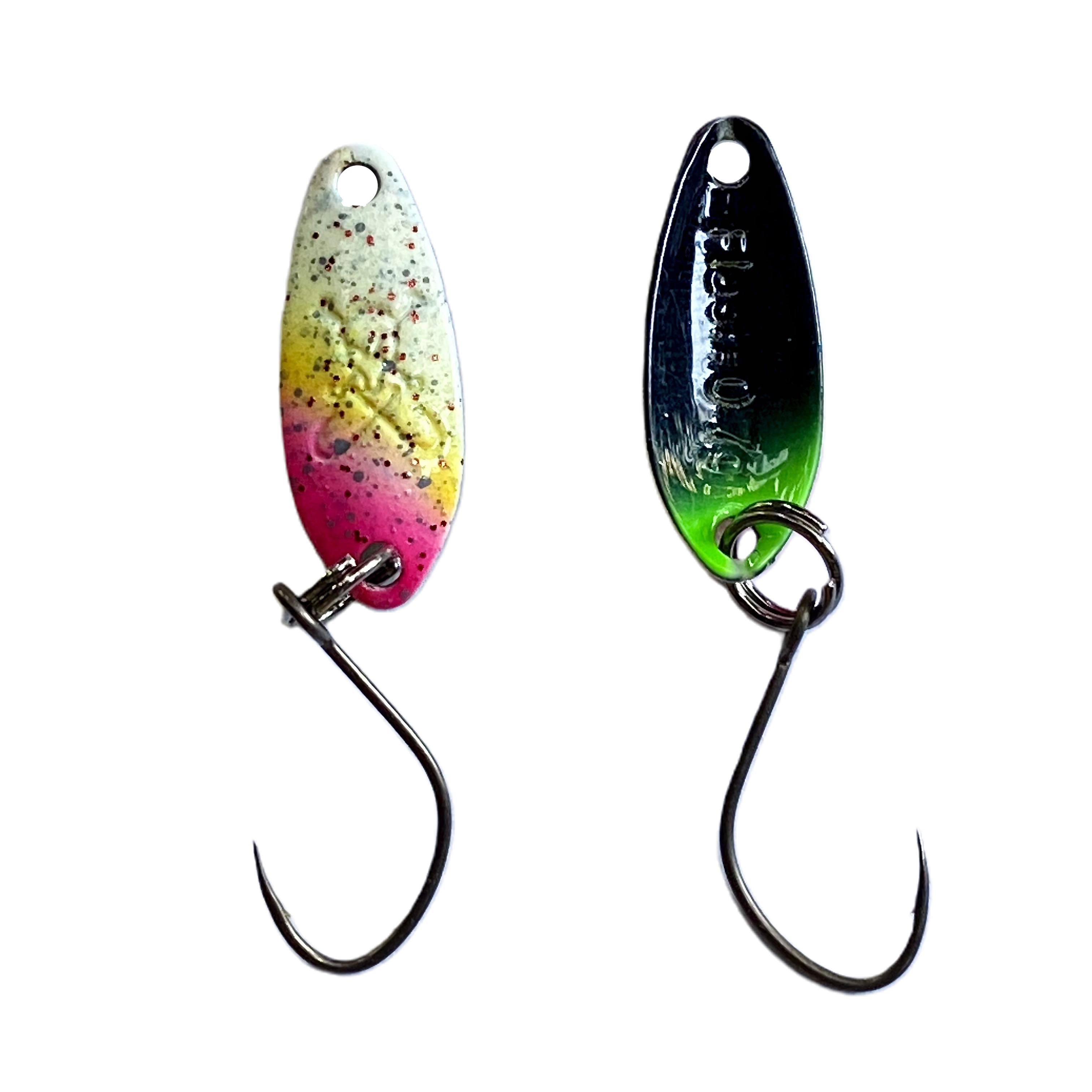 Forellenspoon Flash mit 0,7 Gramm, Farbe 8 (Glow in the dark)