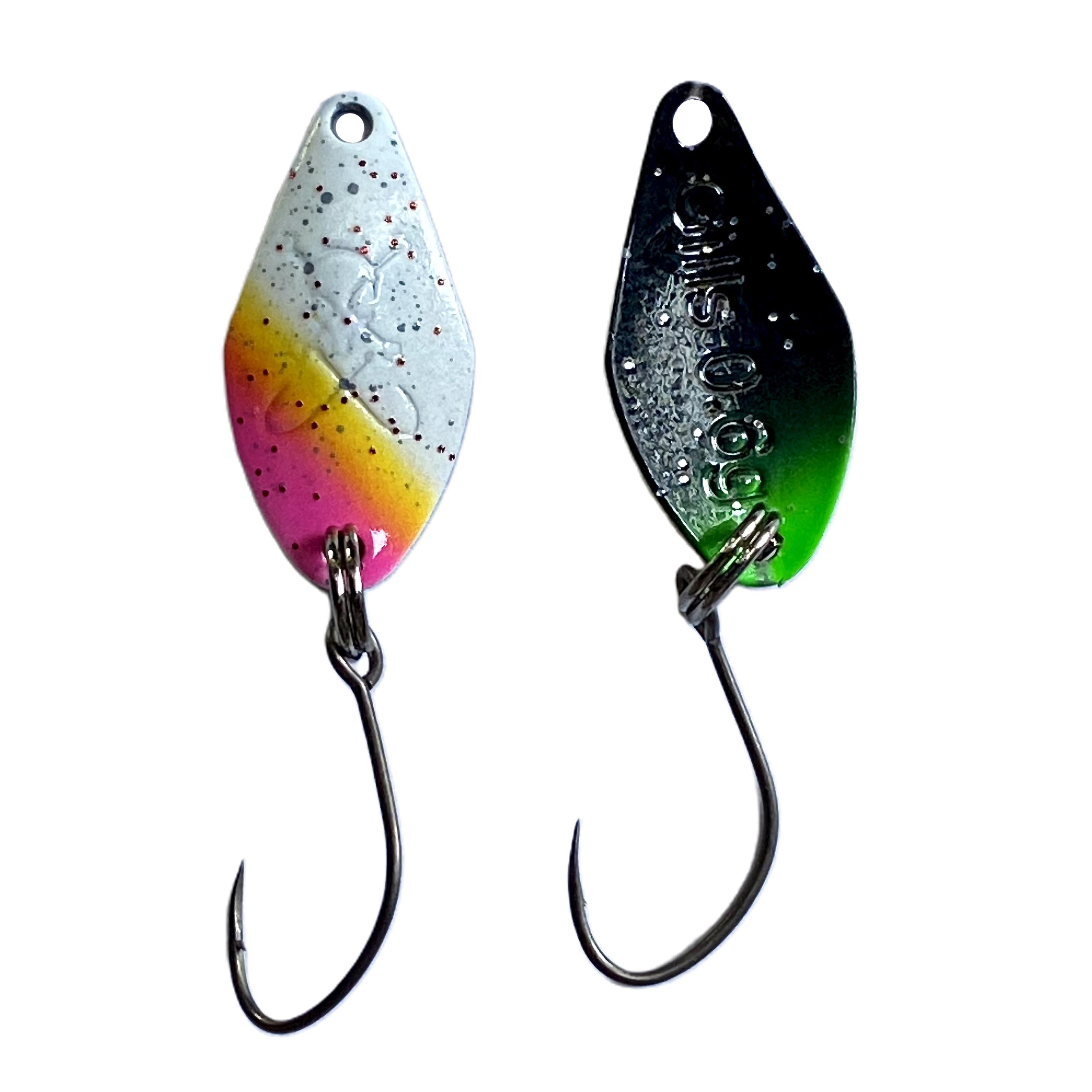 Forellenspoon Gills mit 0,6 Gramm, Farbe 8 (Glow in the dark)