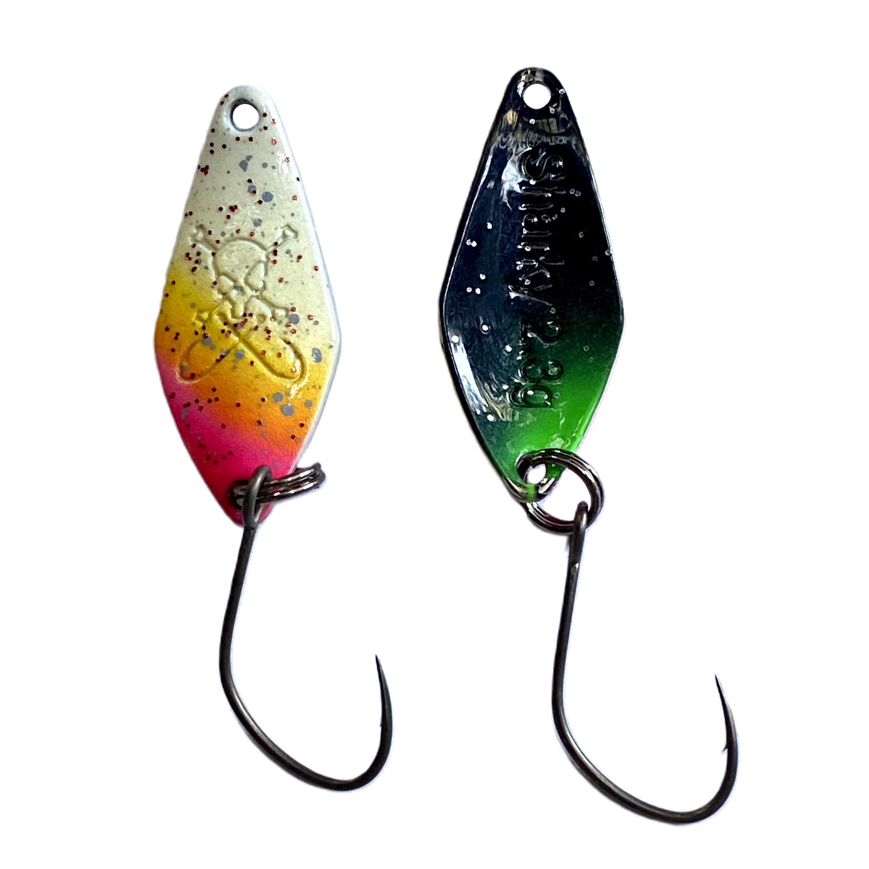 Forellenspoon Sharky mit 2,3 Gramm, Farbe 8 (Glow in the dark)