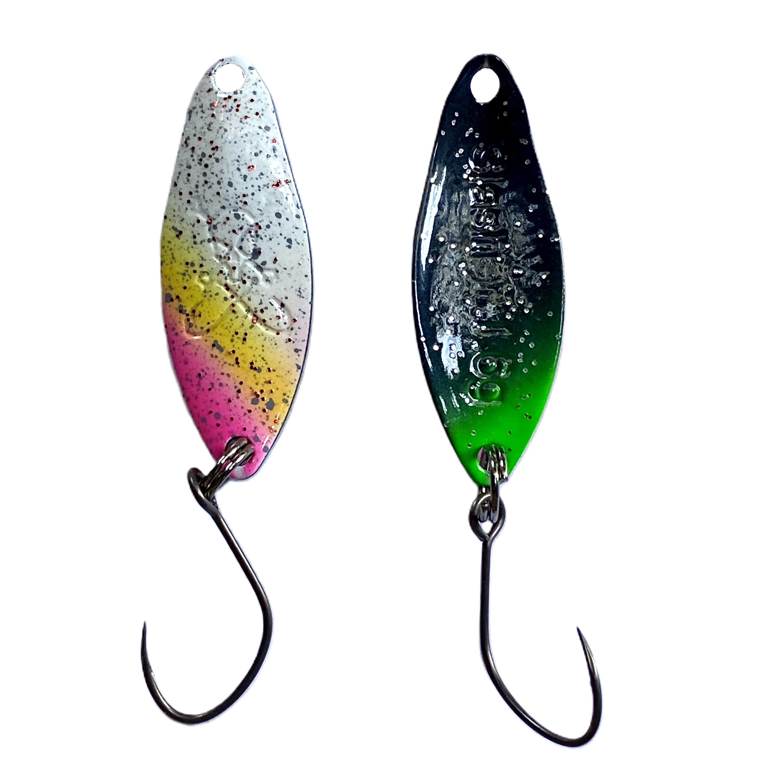 Forellenspoon Slasher mit 1,6 Gramm, Farbe 8 (Glow in the dark)