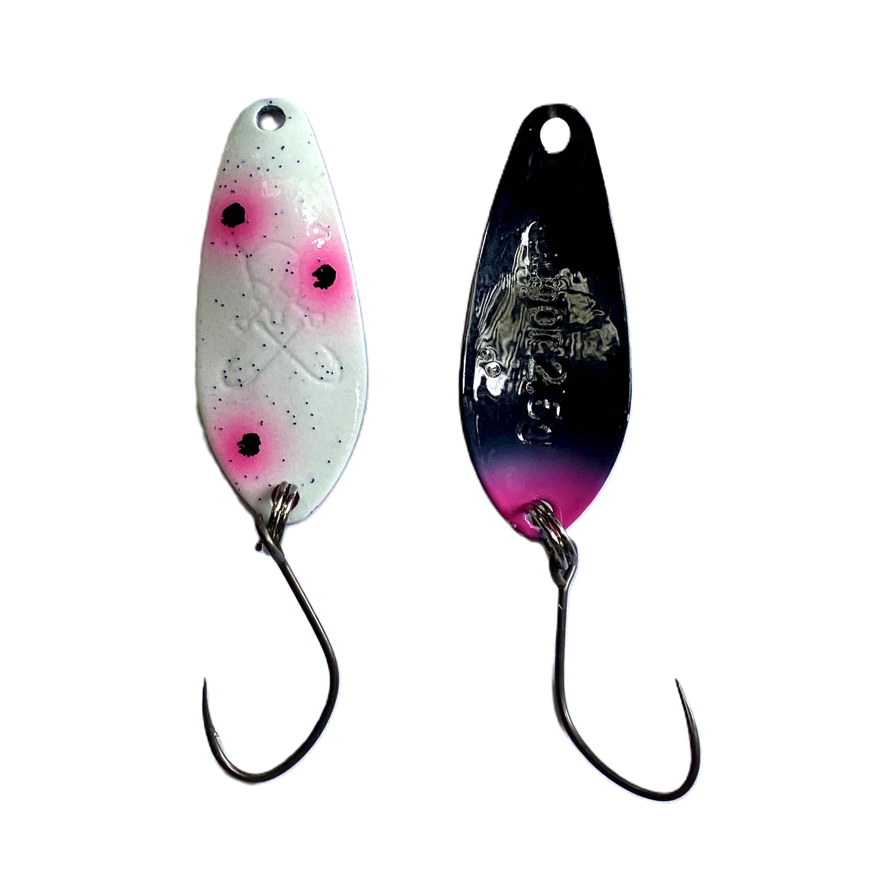 Forellenspoon Dagger mit 2,5 Gramm, Farbe 9 (Glow in the dark)