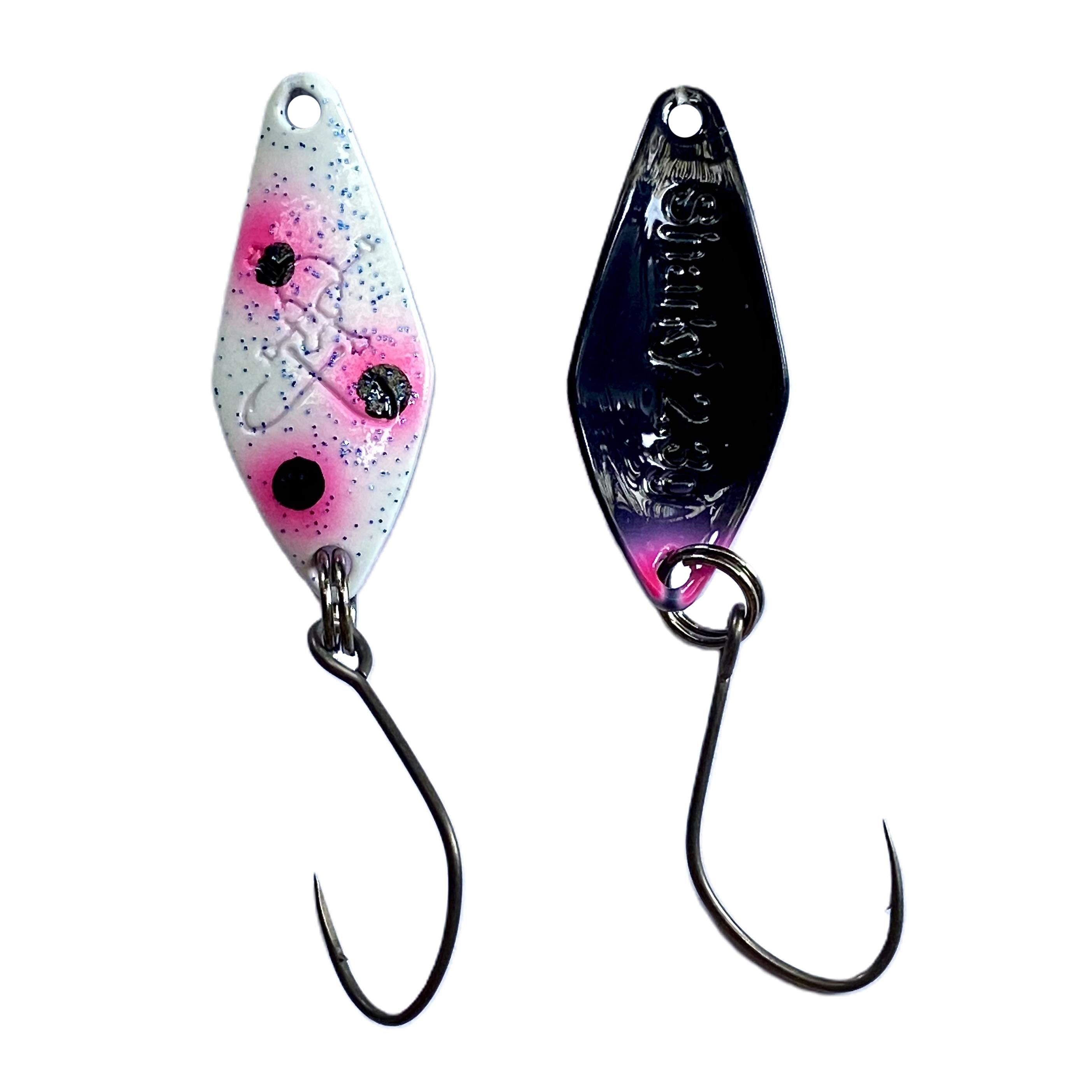 Forellenspoon Sharky mit 2,3 Gramm, Farbe 9 (Glow in the dark)