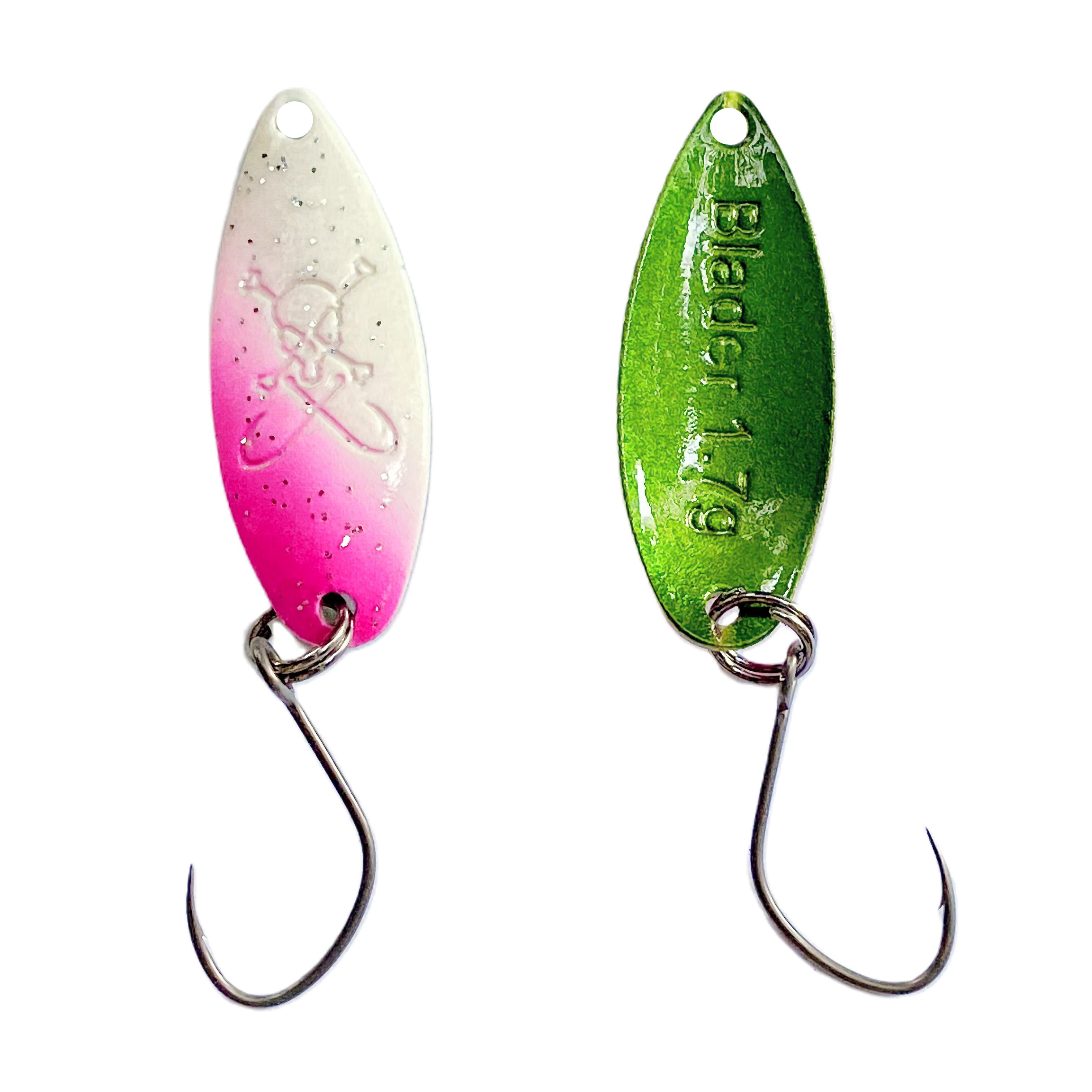 Forellenspoon Blader mit 1,7 Gramm, Farbe 10 (Glow in the dark)