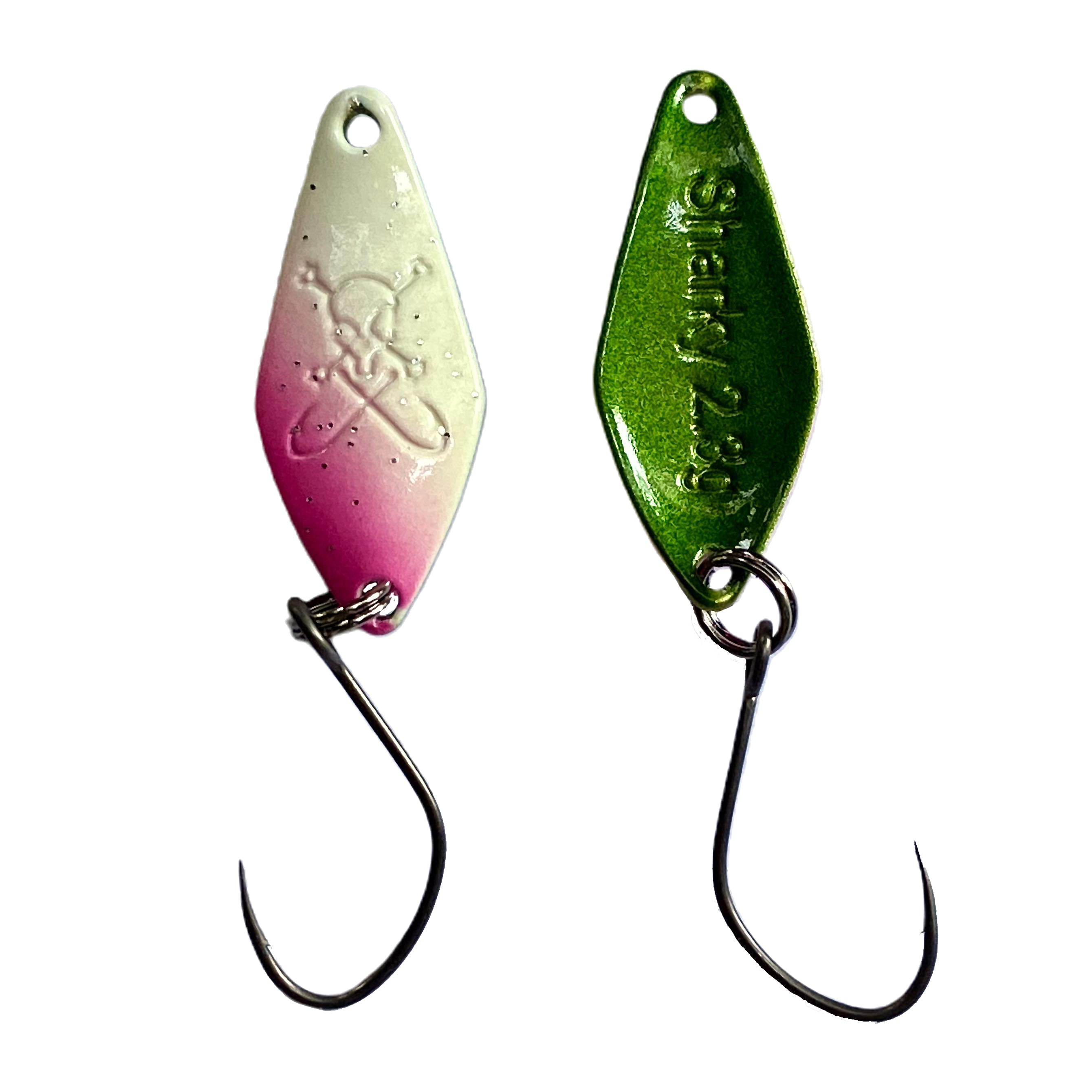 Forellenspoon Sharky mit 2,3 Gramm, Farbe 10 (Glow in the dark)