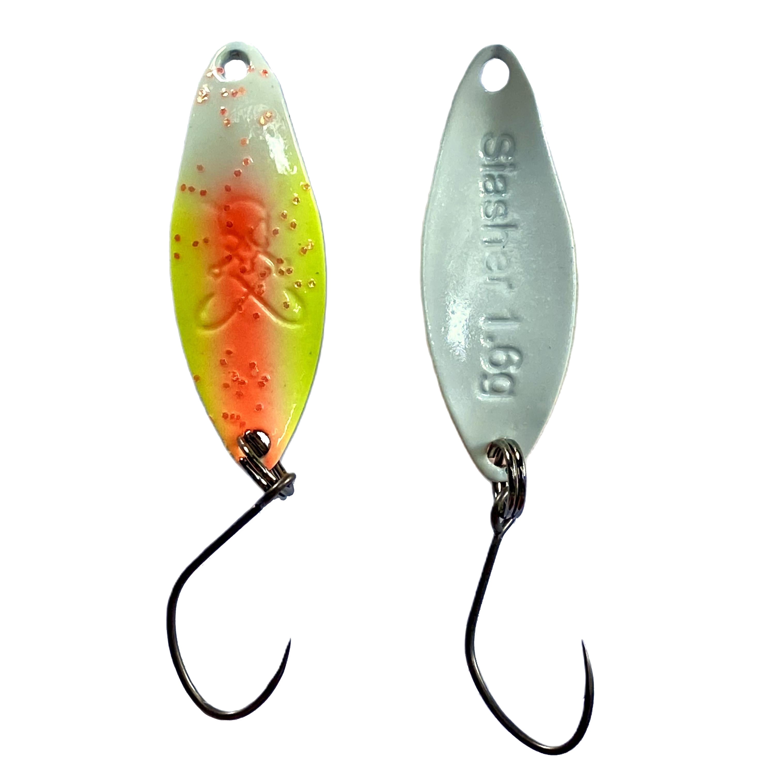 Forellenspoon Slasher mit 1,6 Gramm, Farbe 11 (Glow in the dark)