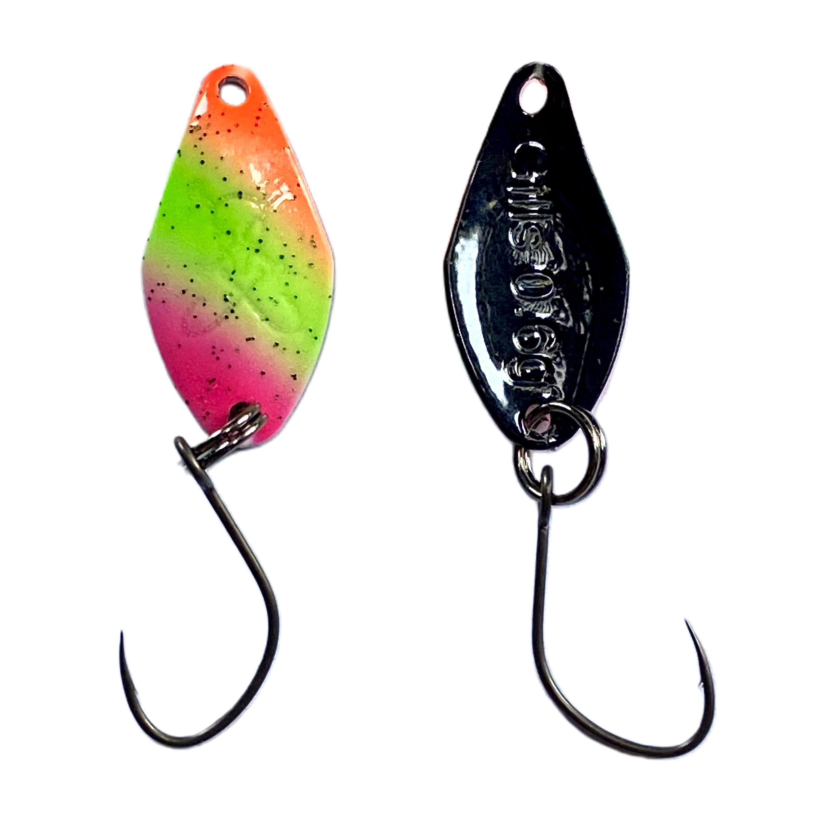 Forellenspoon Neva mit 2,5 Gramm, Farbe 12 (Glow in the dark)