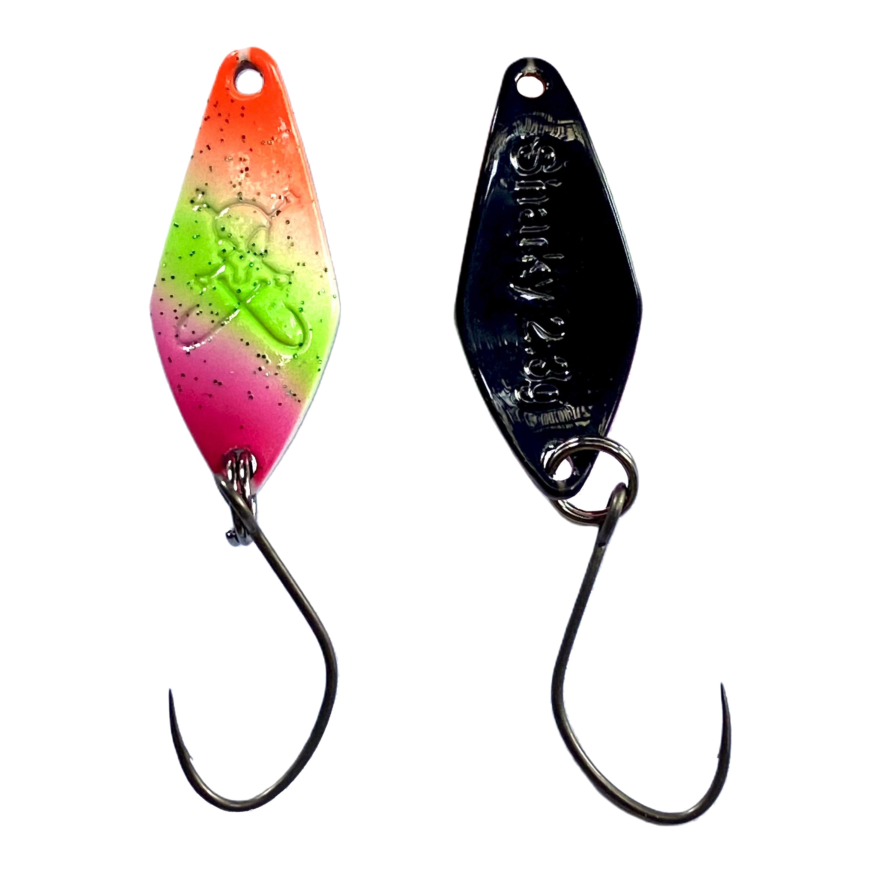 Forellenspoon Sharky mit 2,3 Gramm, Farbe 12 (Glow in the dark)