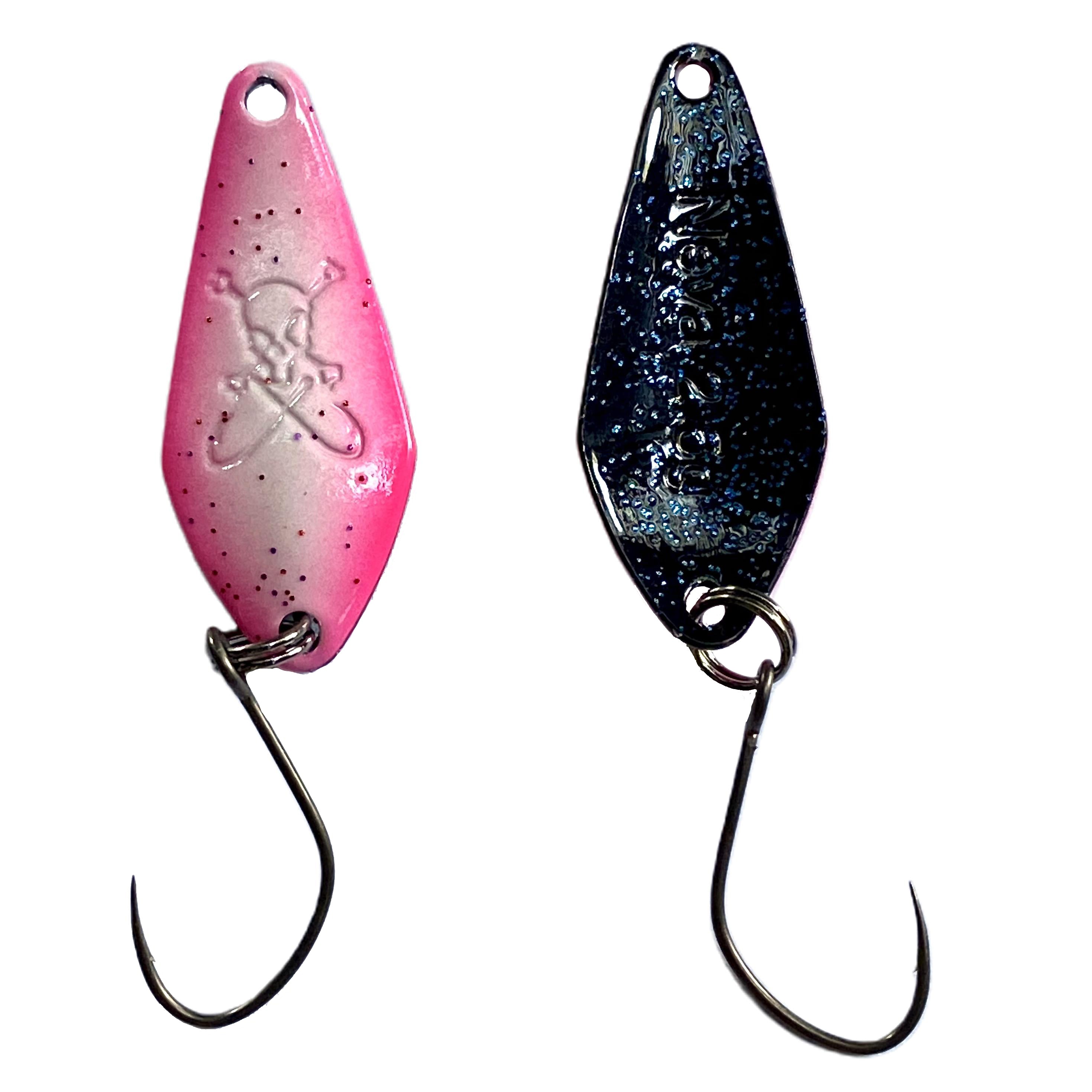 Forellenspoon Neva mit 2,5 Gramm, Farbe 13 (Glow in the dark)