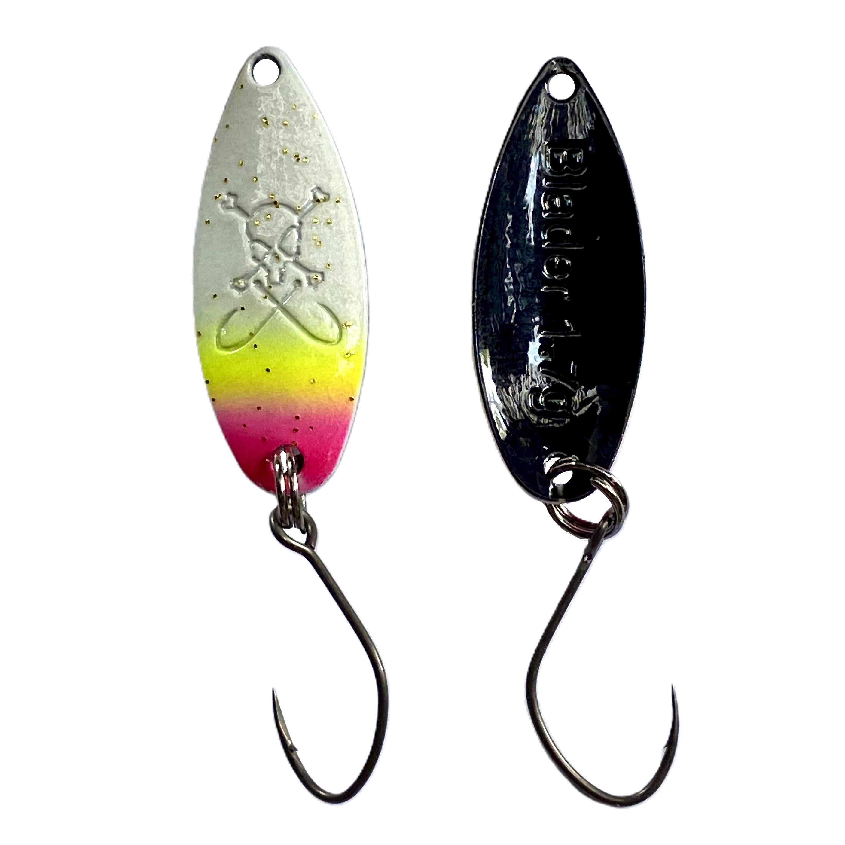 Forellenspoon Blader mit 1,7 Gramm, Farbe 14 (Glow in the dark)