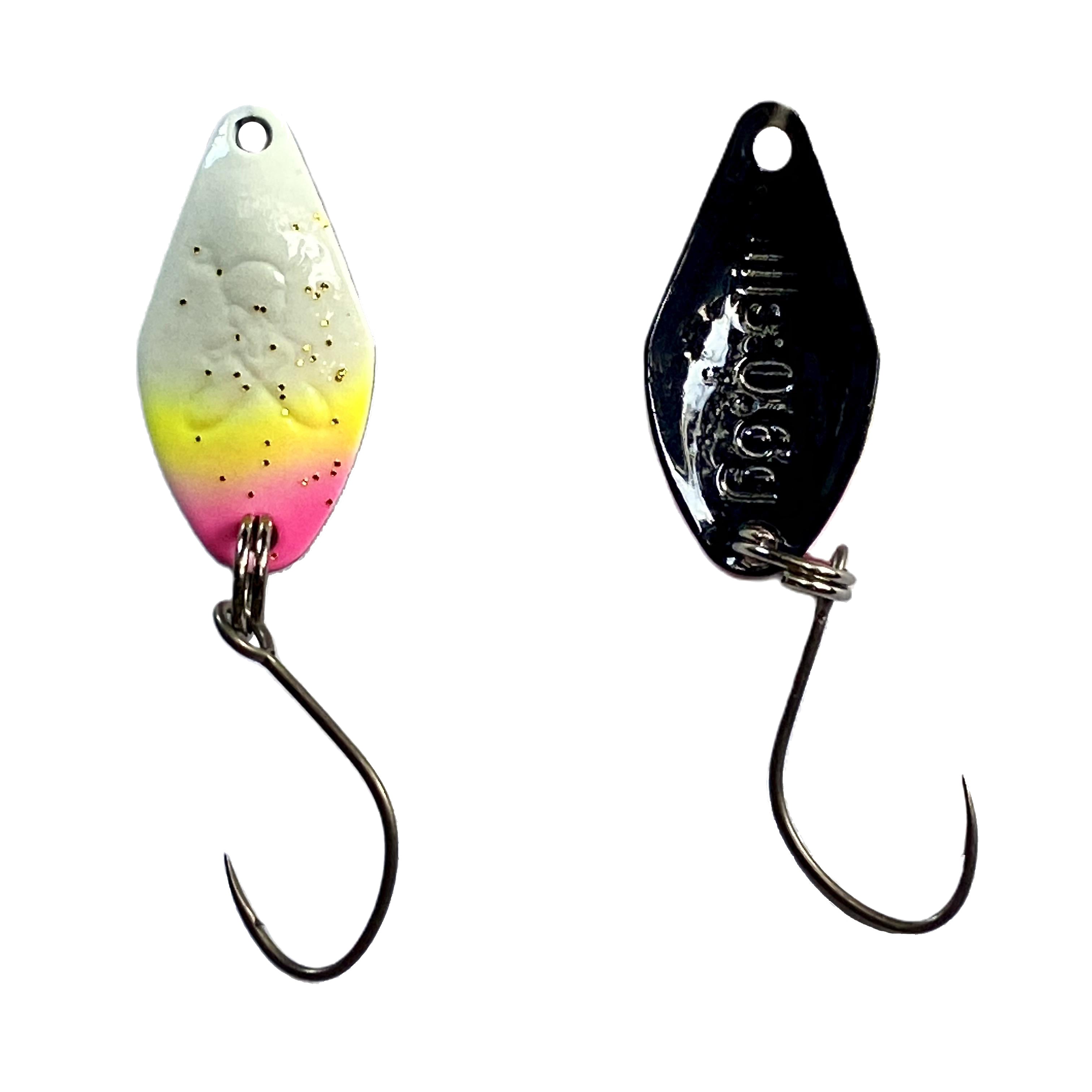 Forellenspoon Gills mit 0,6 Gramm, Farbe 14 (Glow in the dark)