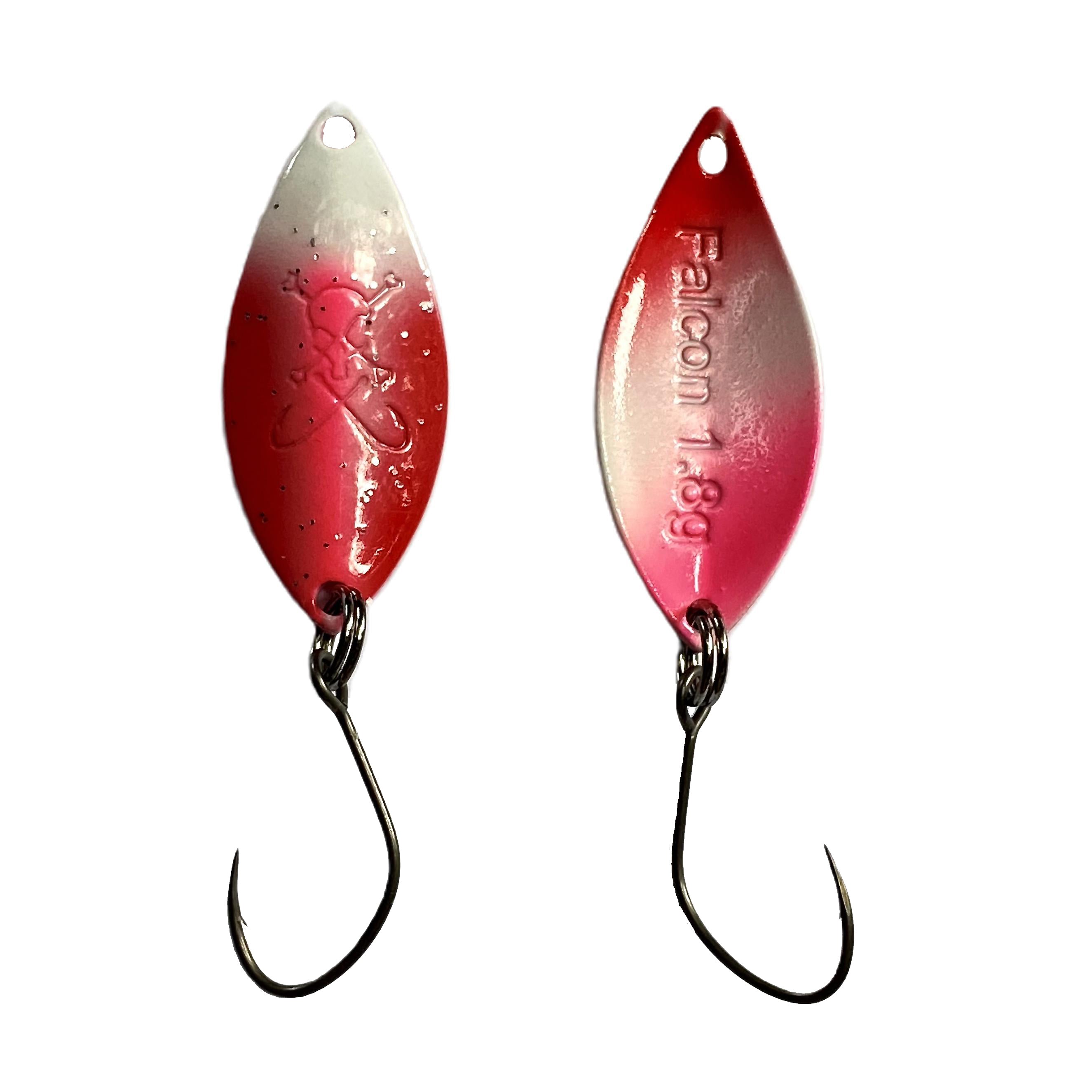 Forellenspoon Falcon mit 1,8 Gramm, Farbe 15 (Glow in the dark)