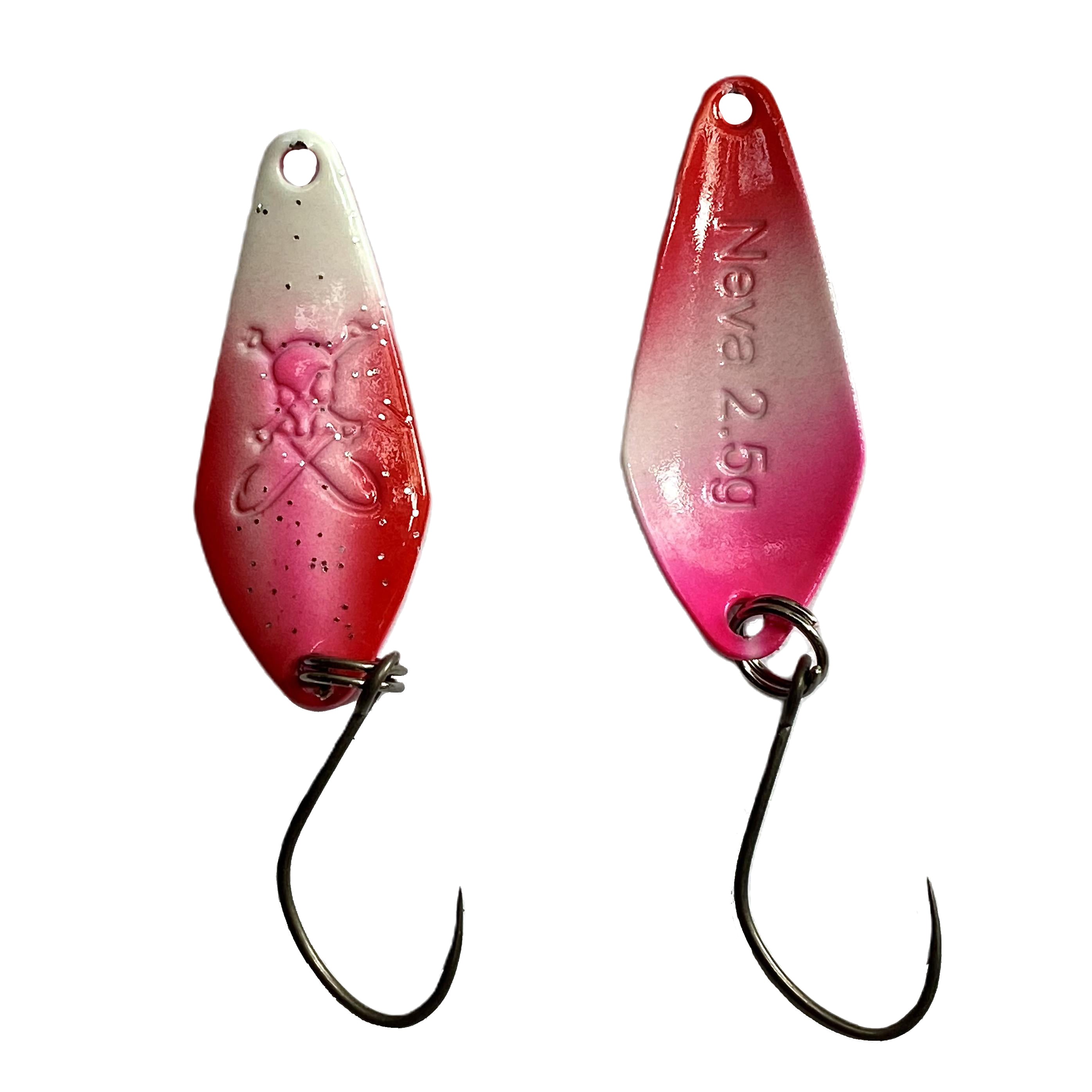 Forellenspoon Neva mit 2,5 Gramm, Farbe 15 (Glow in the dark)