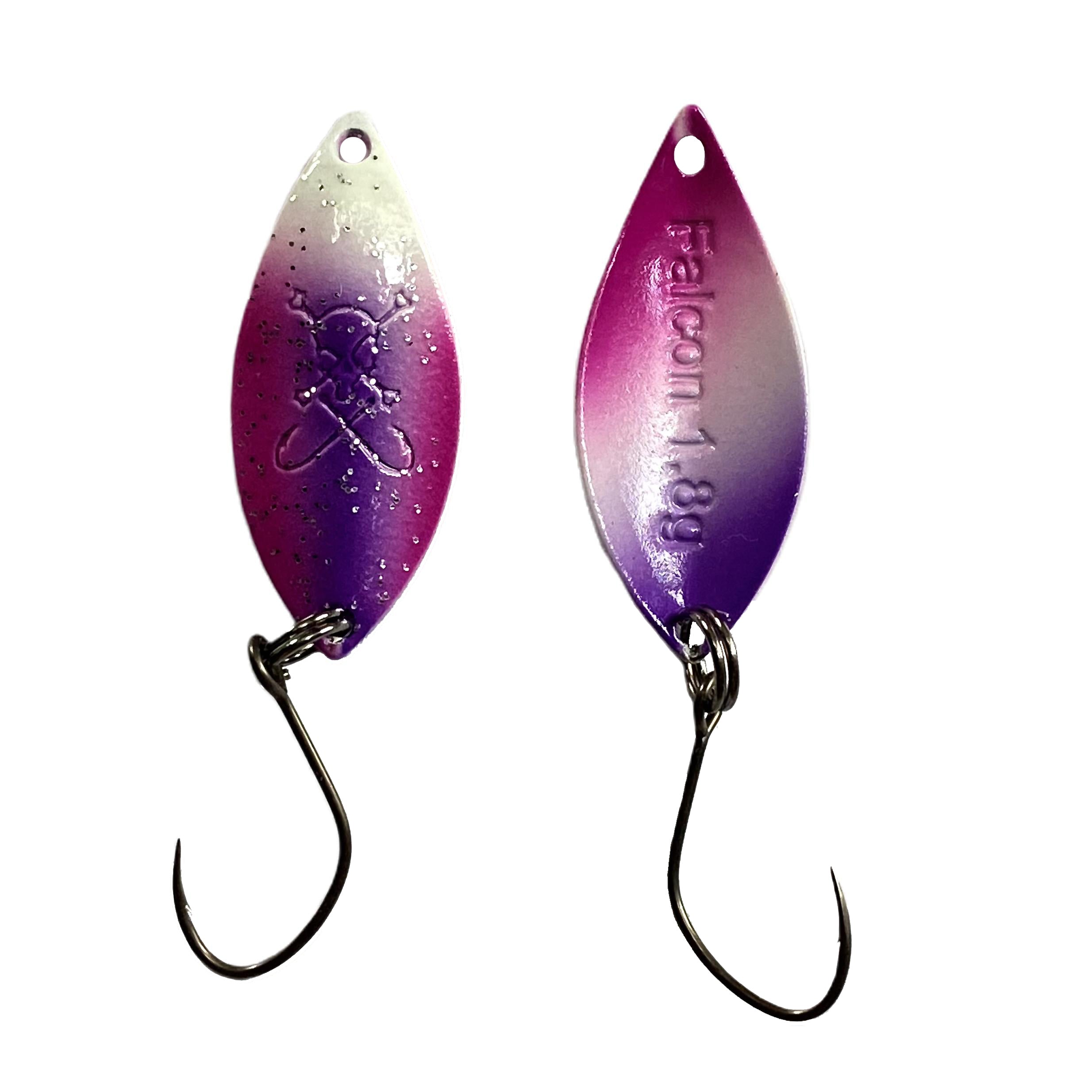 Forellenspoon Falcon mit 1,8 Gramm, Farbe 16 (Glow in the dark)