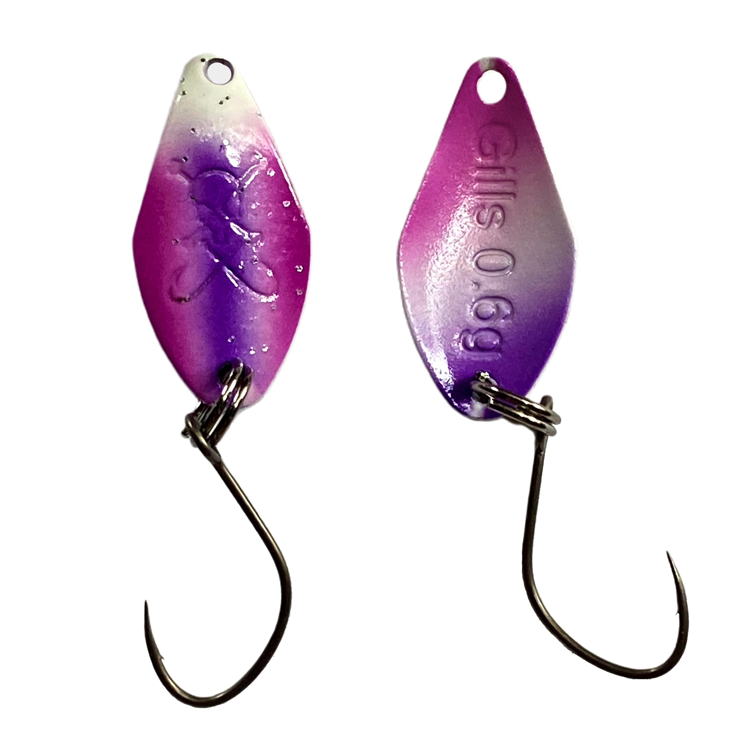 Forellenspoon Gills mit 0,6 Gramm, Farbe 16 (Glow in the dark)