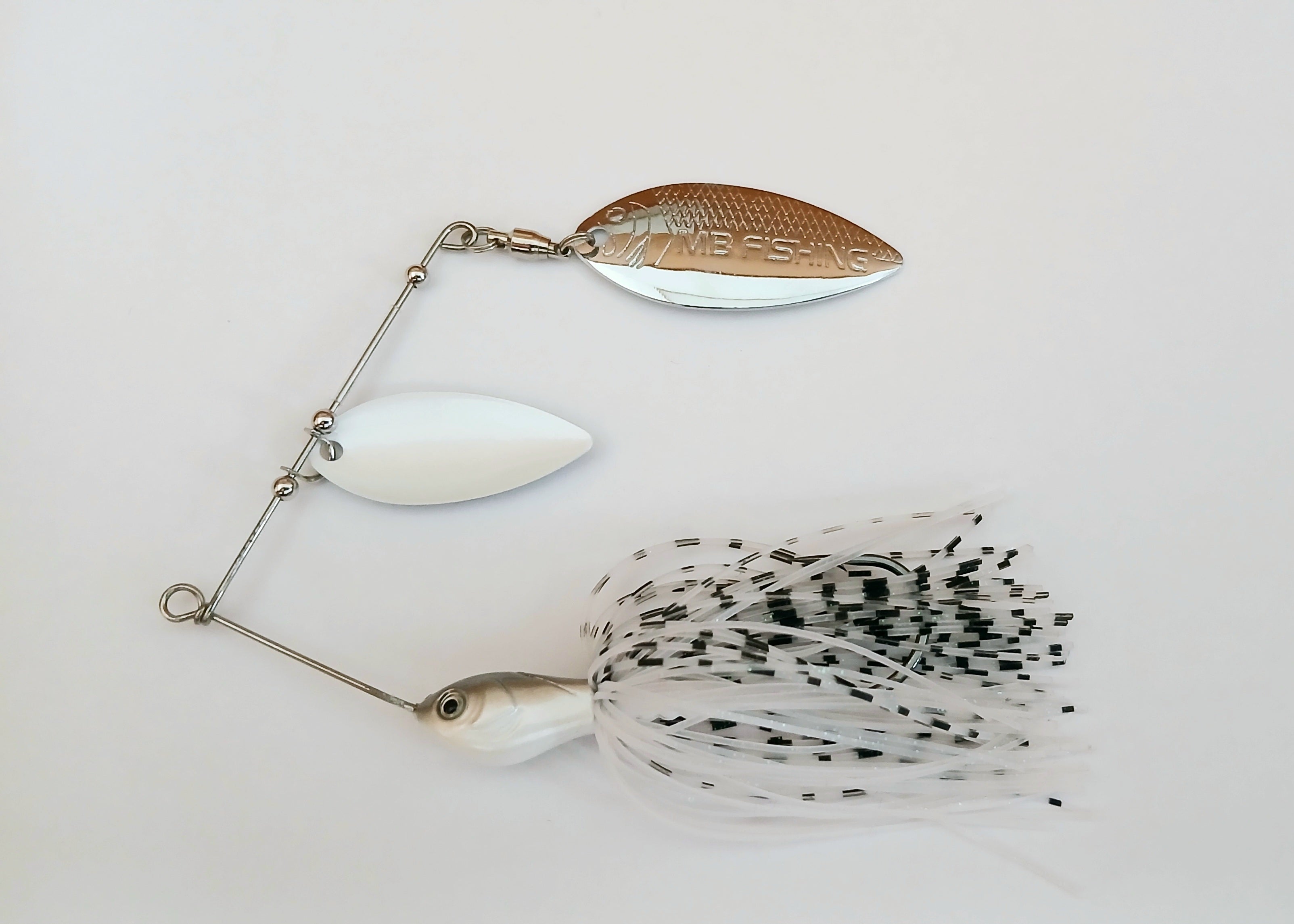 Spinnerbait in Grey Silver