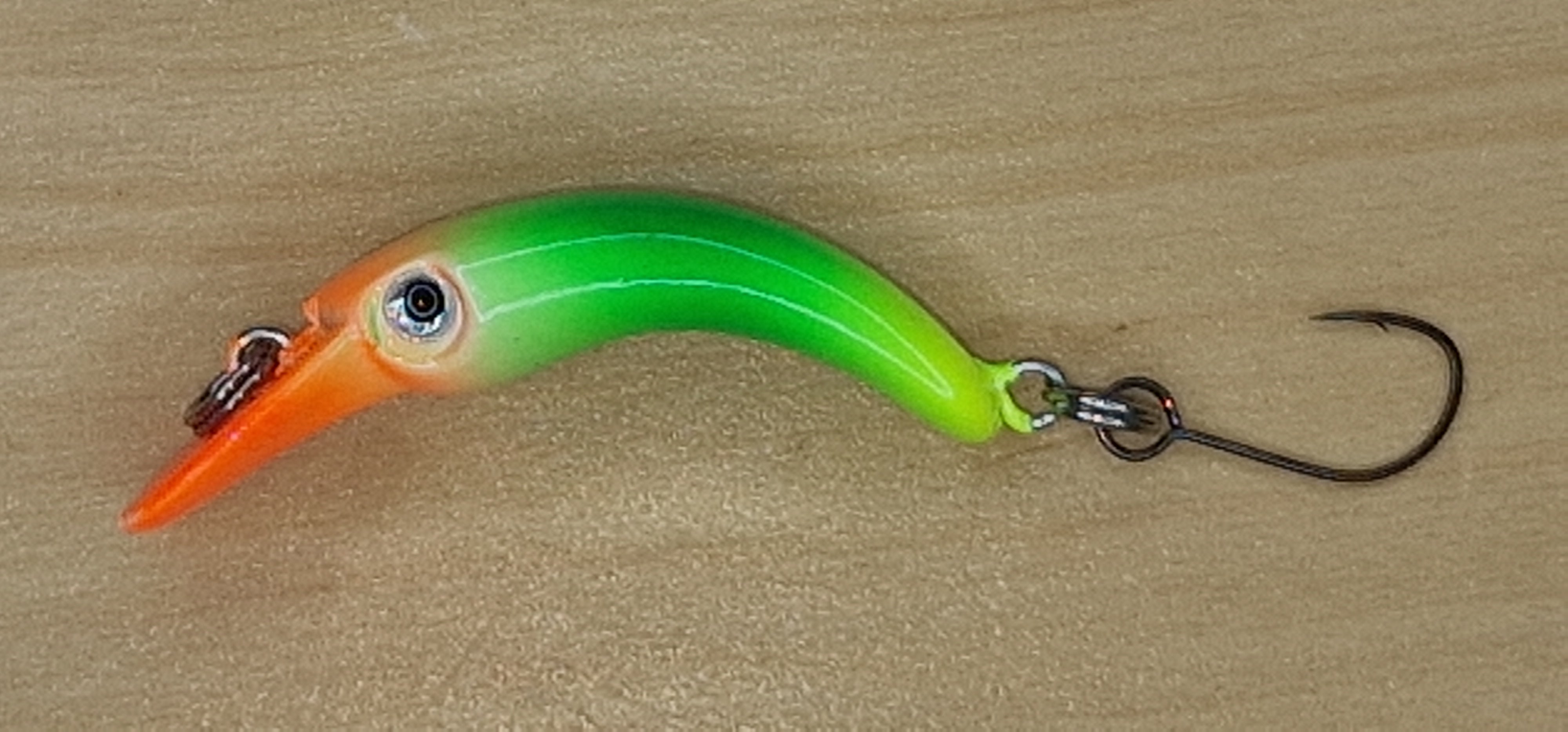 Troutty in orange grün gelb (1-14)