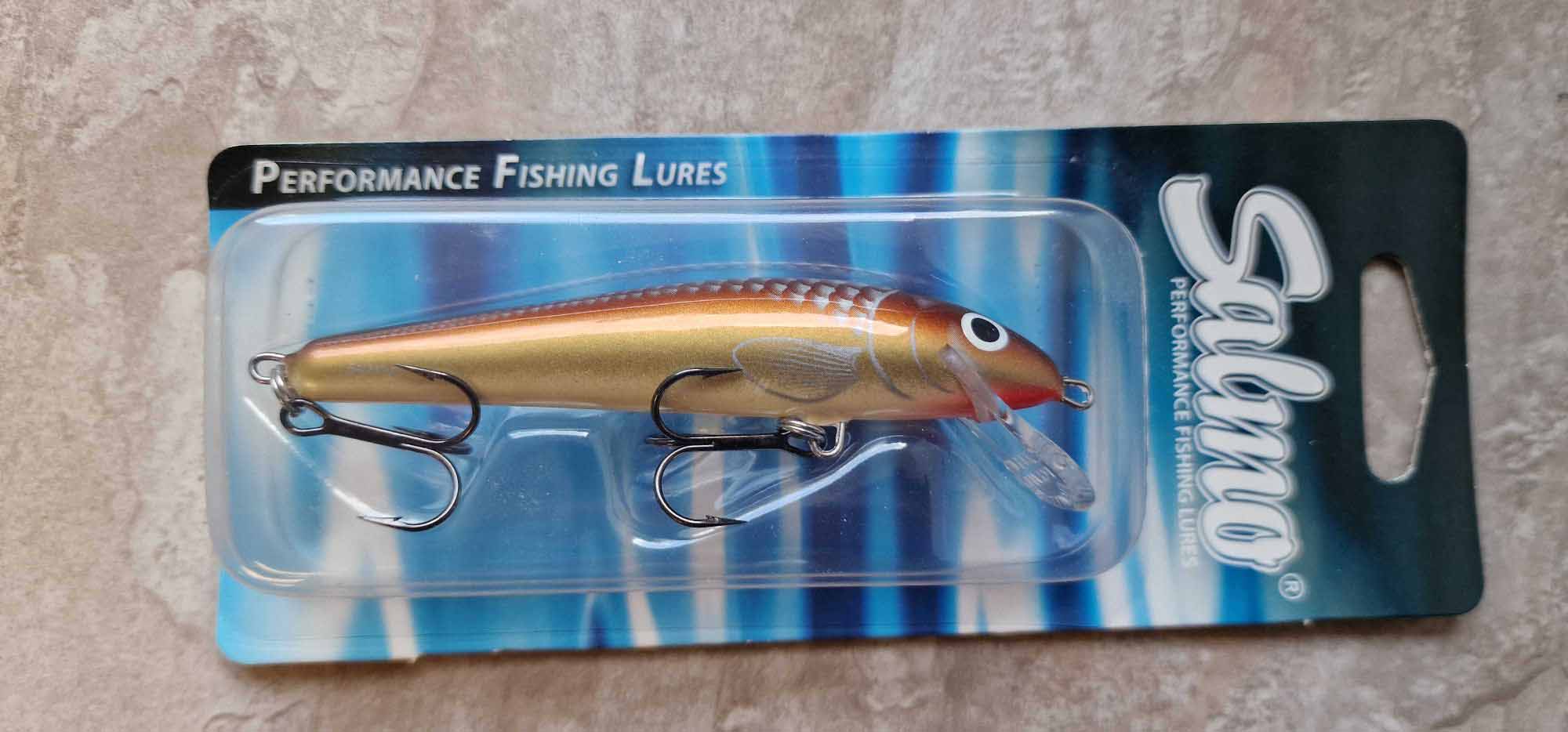 ** Abverkauf ** Salmo Minnow in Golden Minnow 9 cm