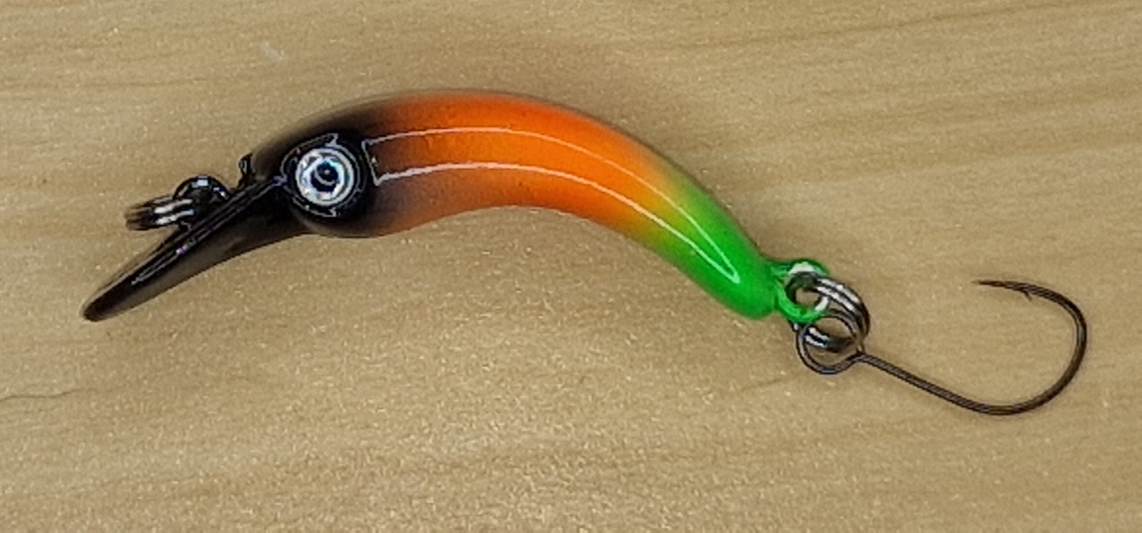 Troutty in schwarz orange grün (1-3)