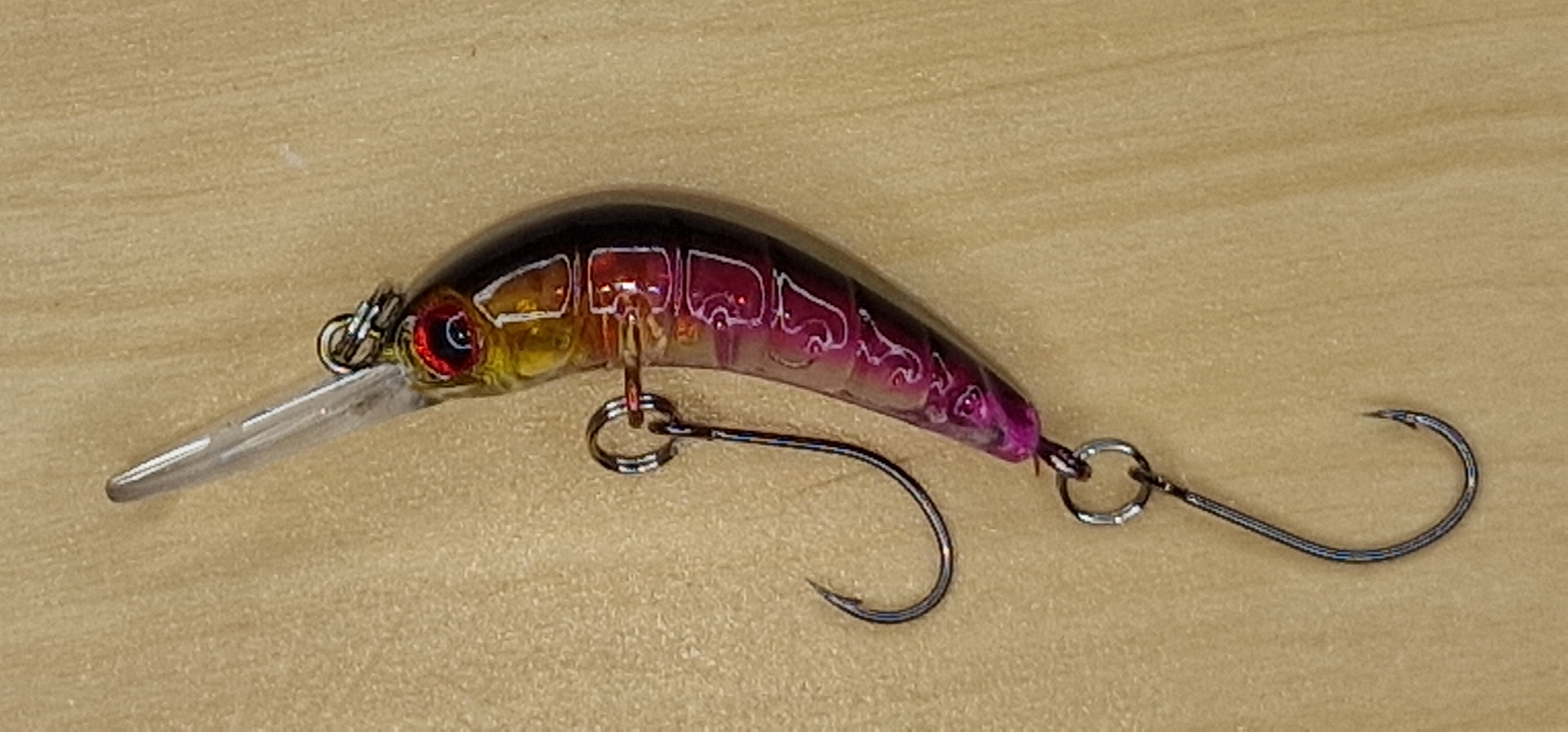 Big Troutty in clear Pink (2-21)