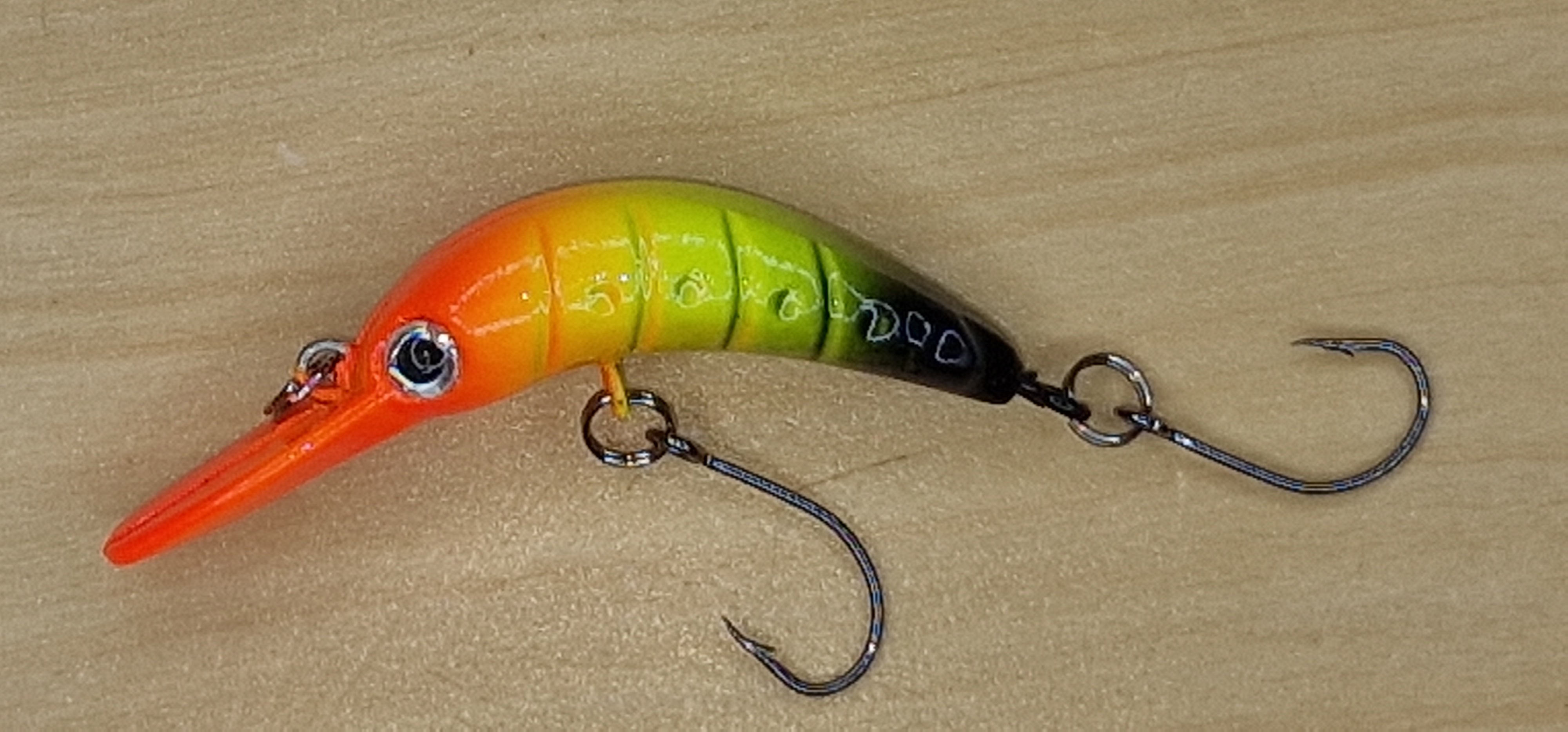 Big Troutty in orange gelb schwarz (2-20)