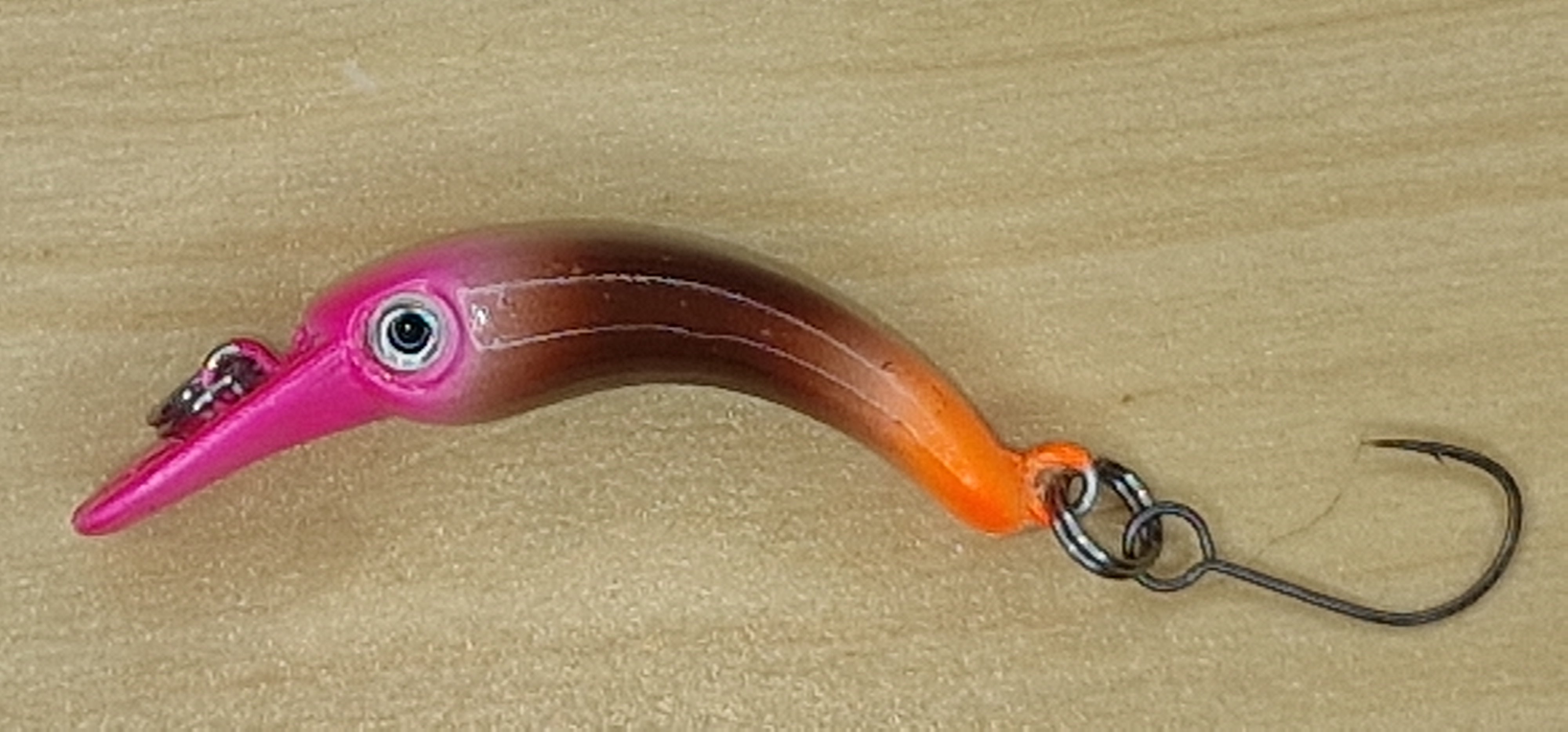 Troutty in pink brown orange (2-4)