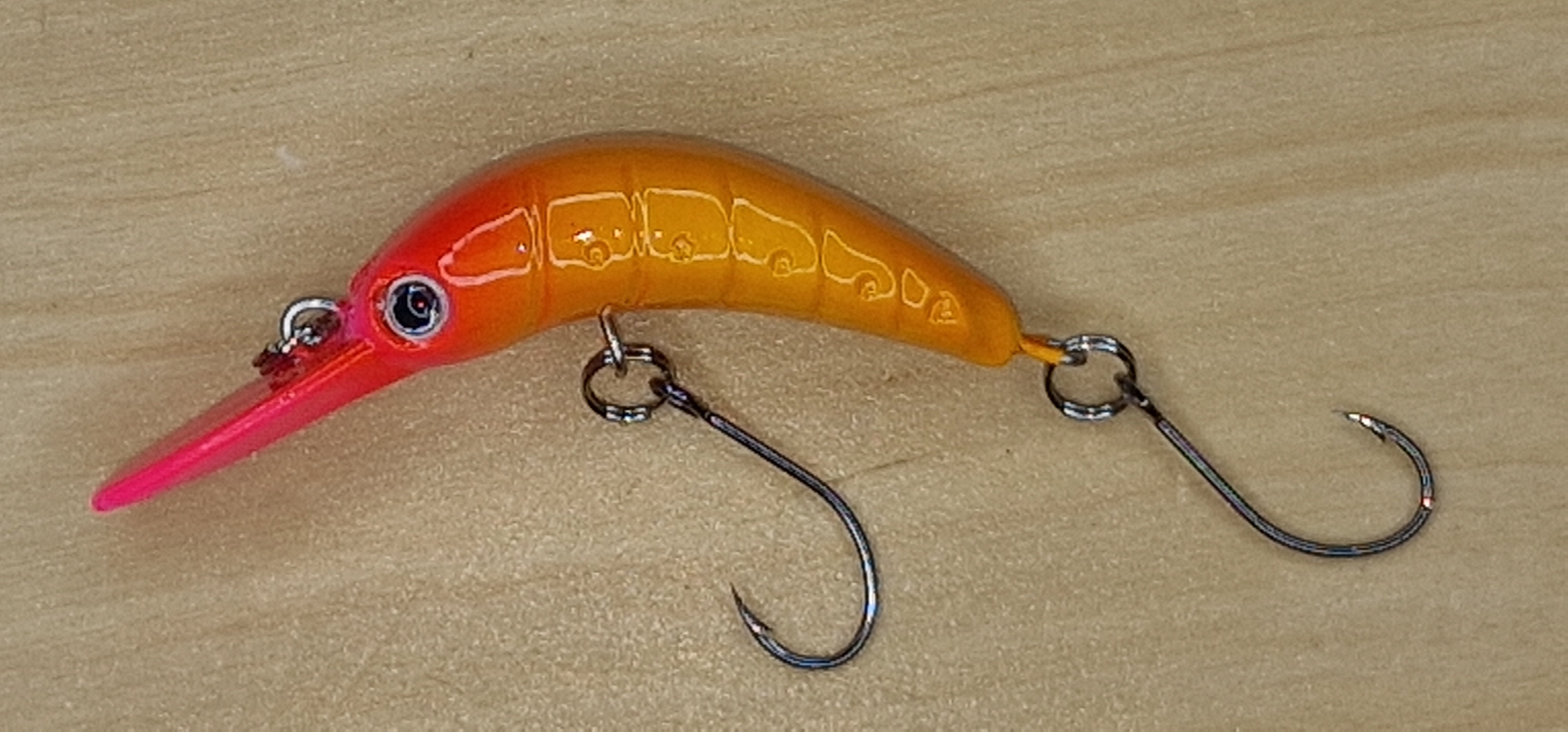 Big Troutty in orange green red (3-9)