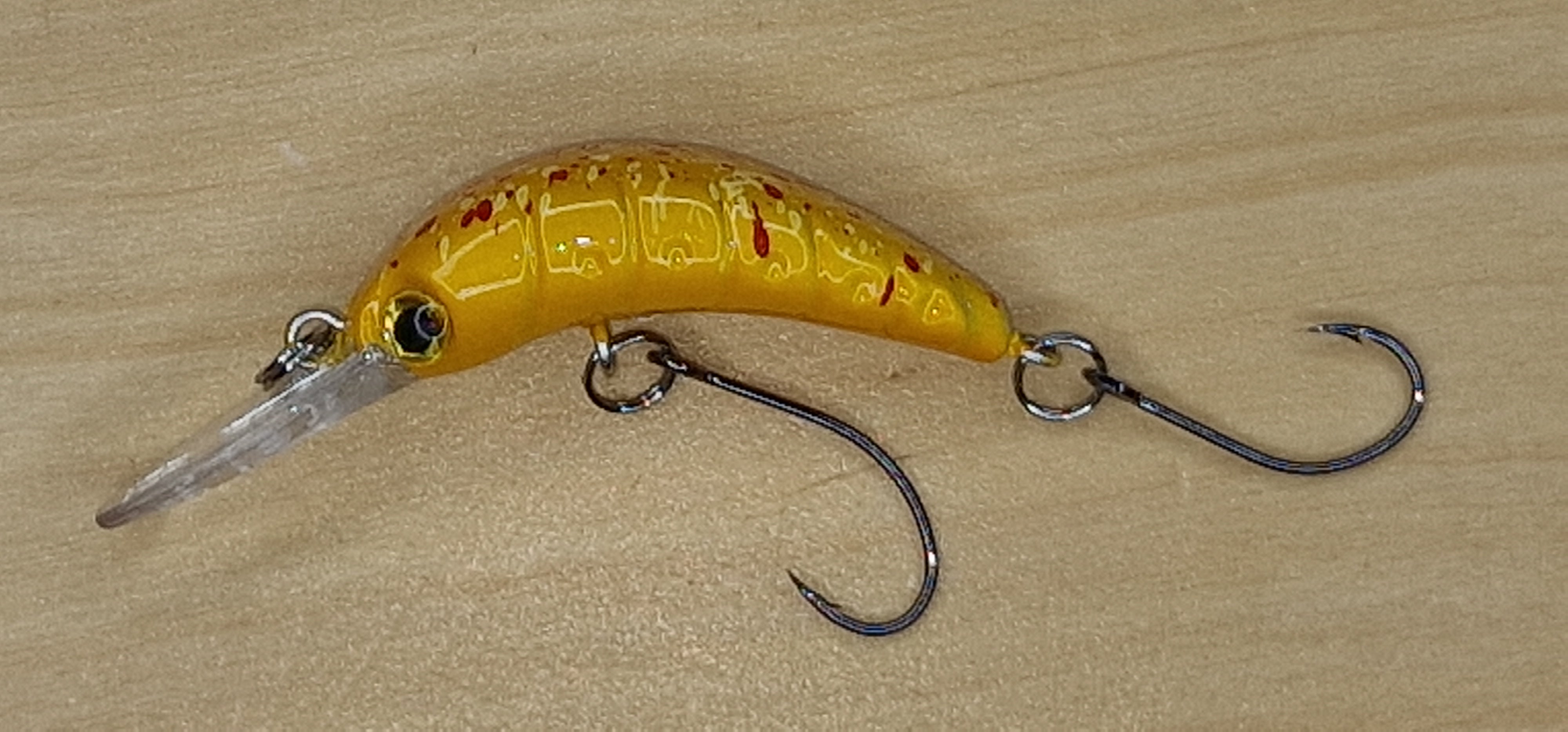 Big Troutty in spotted orange (2-22)