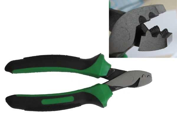 Quetschhülsenzange mit 5 Presspunkten