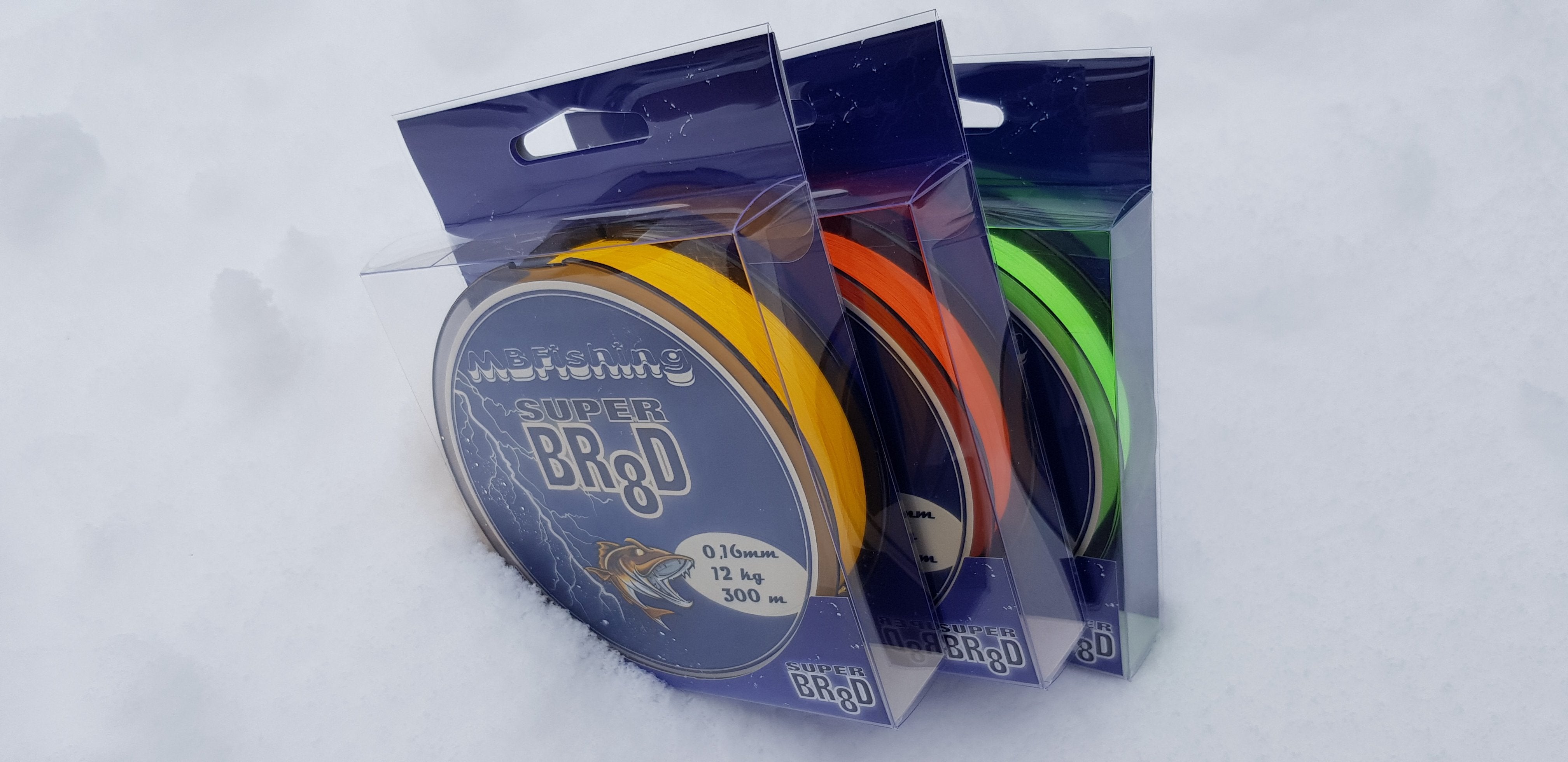 Super BR8D in orange, gelb und neongrün