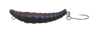 Bienenmade in schwarz