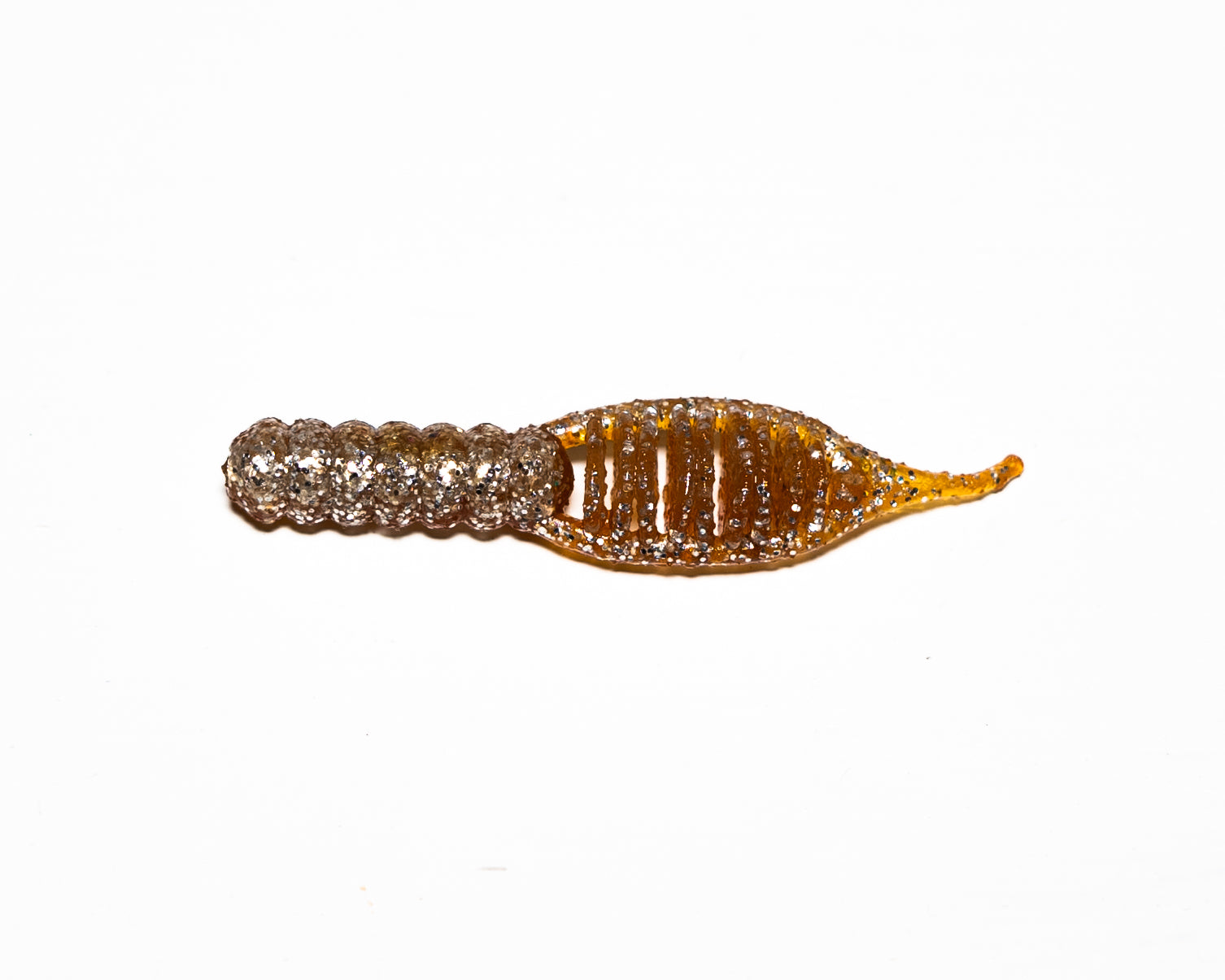 10 Stück Ribu in Shiny Silver/ Golden Brown