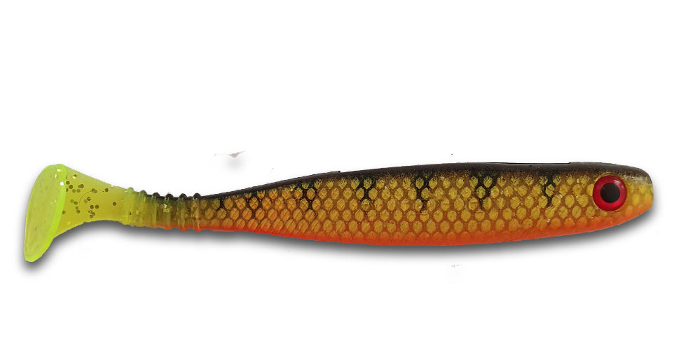 ** Abverkauf ** BARSCHKÖDER Thunder im Crazy Perch (UV-aktiv)