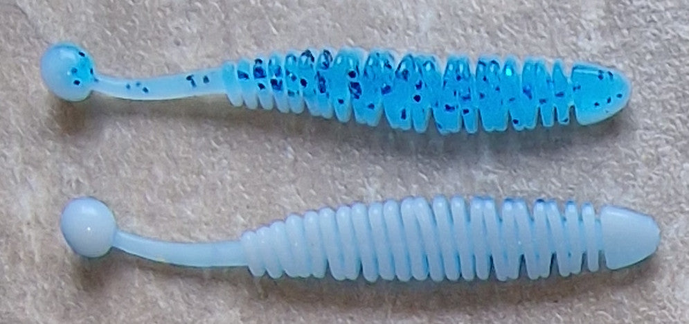 10 Stück Squirly mit 47 mm in White Marine