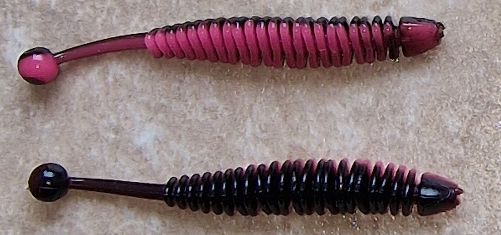 10 Stück Squirly mit 47 mm in Black Pearl