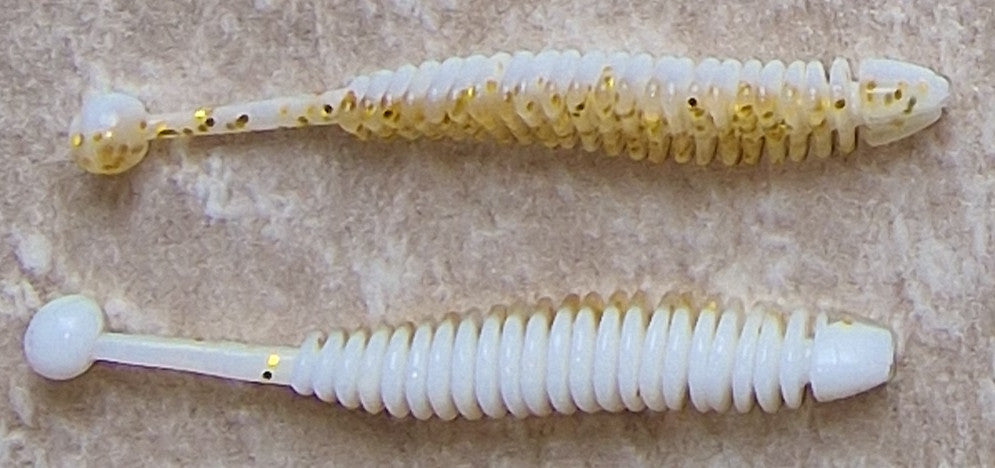 10 Stück Squirly mit 47 mm in Golden Glitter