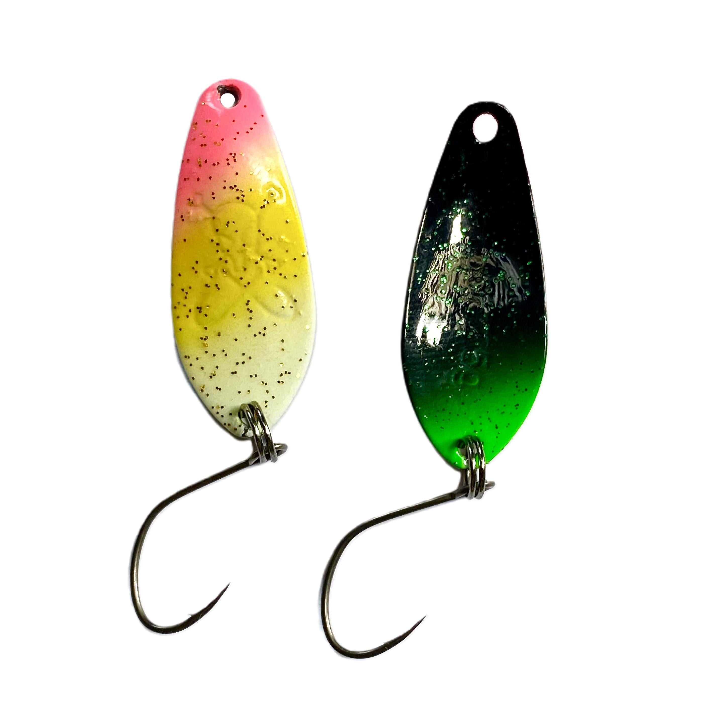 Forellenspoon Dagger mit 2,5 Gramm, Farbe 1 (Glow in the dark)