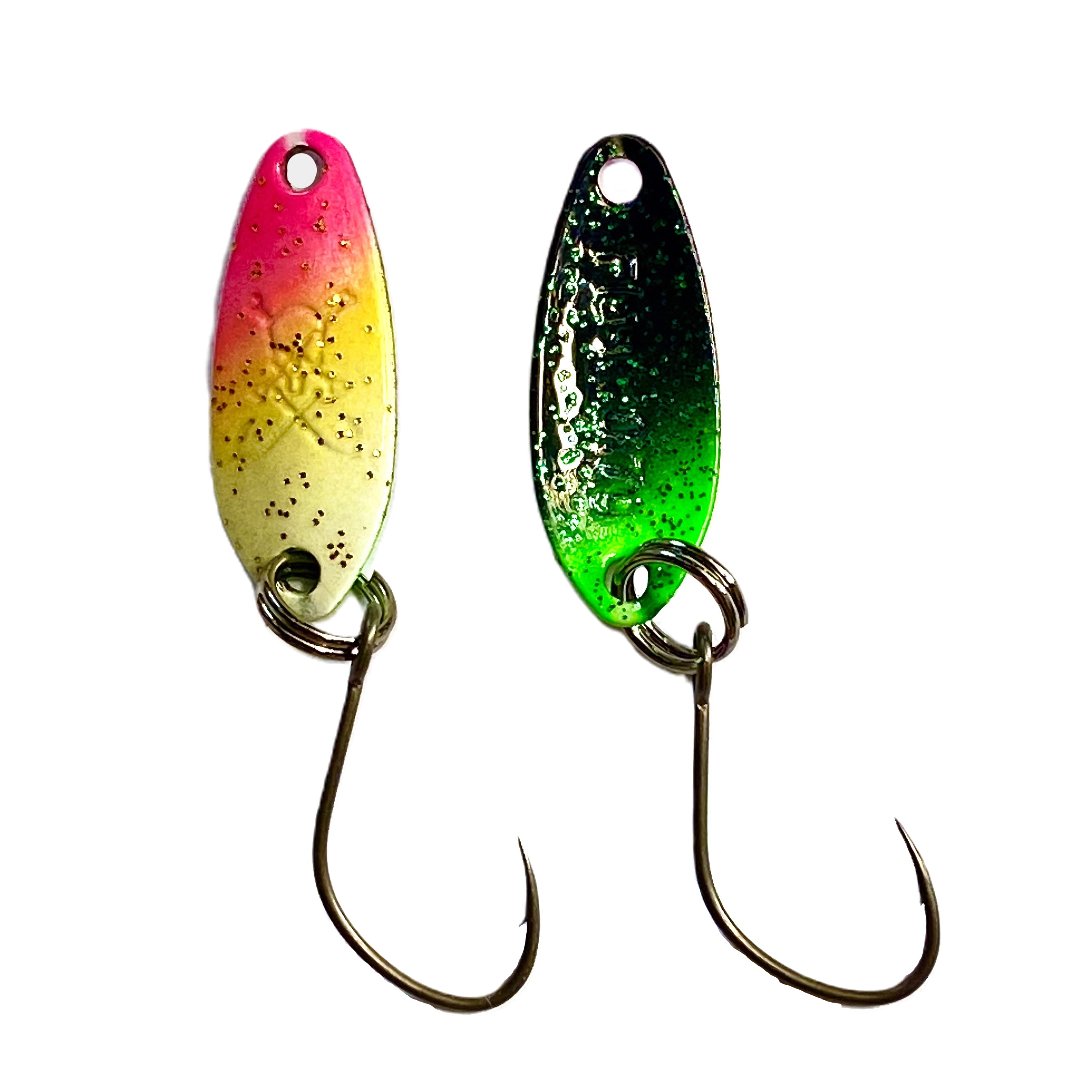 Forellenspoon Flash mit 0,7 Gramm, Farbe 1 (Glow in the dark)