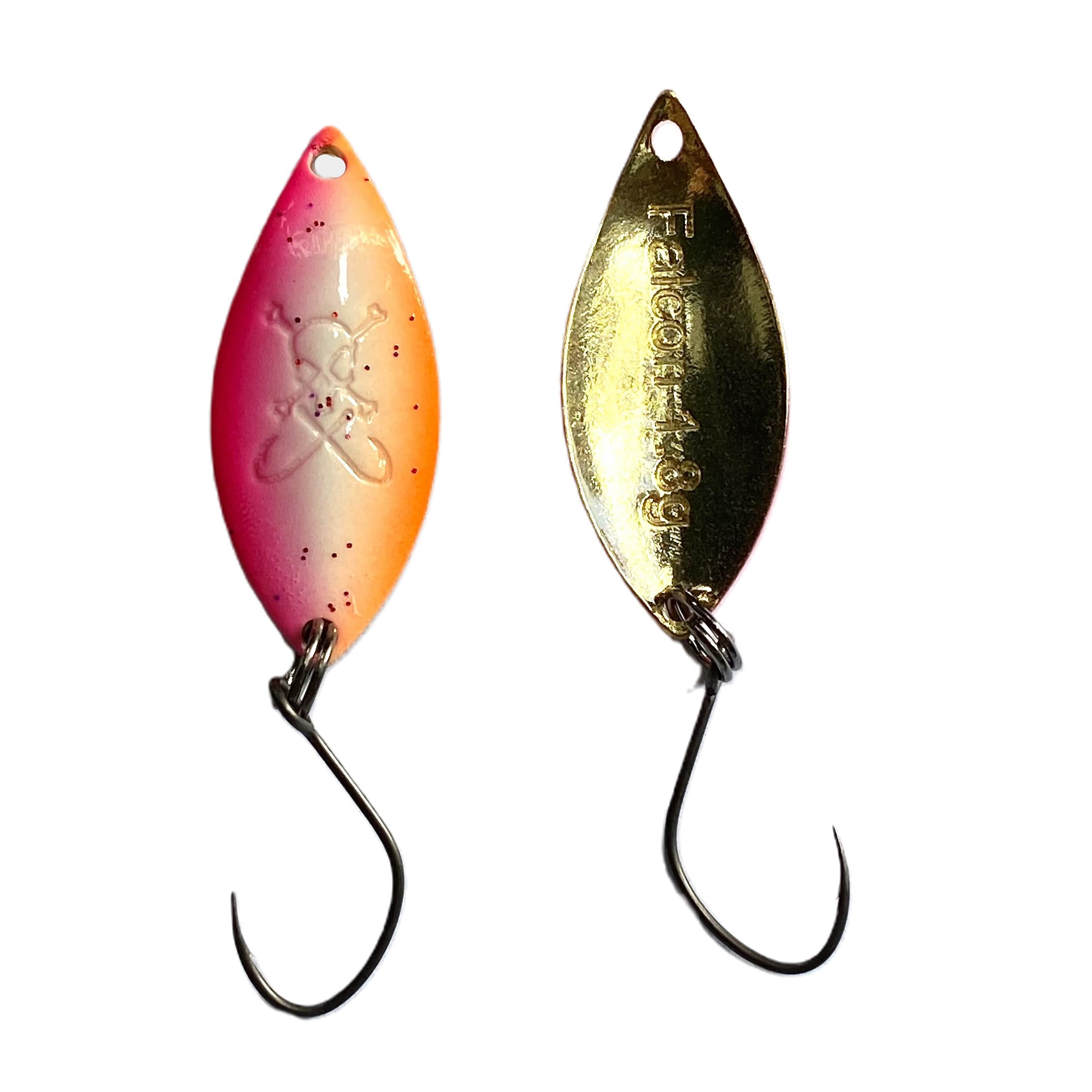 Forellenspoon Falcon mit 1,8 Gramm, Farbe 3 (Glow in the dark)